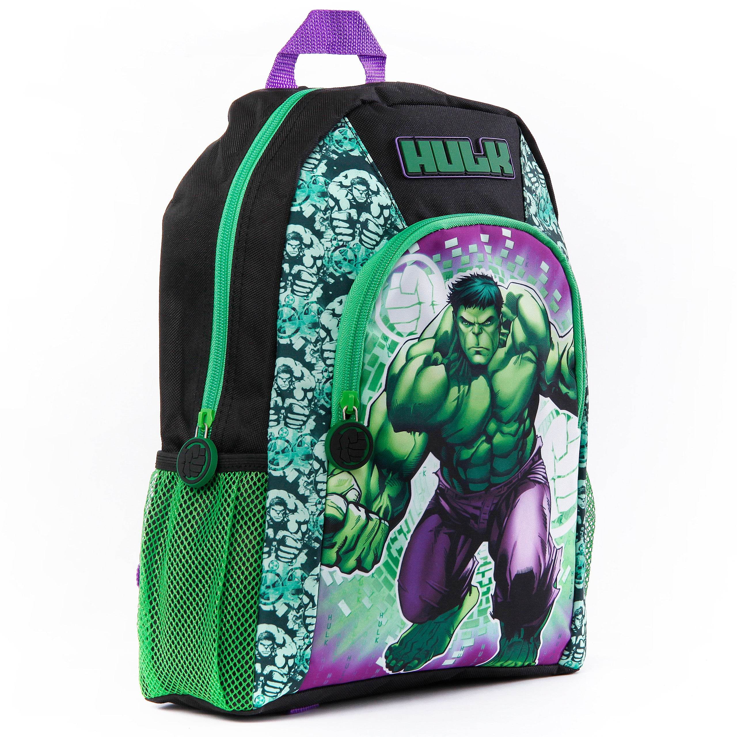 hulk mini backpack Marvel Hulk Boys Backpack | Avengers School Bag