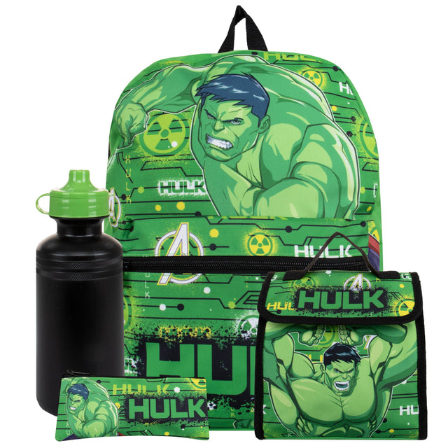 Hulk 4 Piece Backpack Set - Character.com