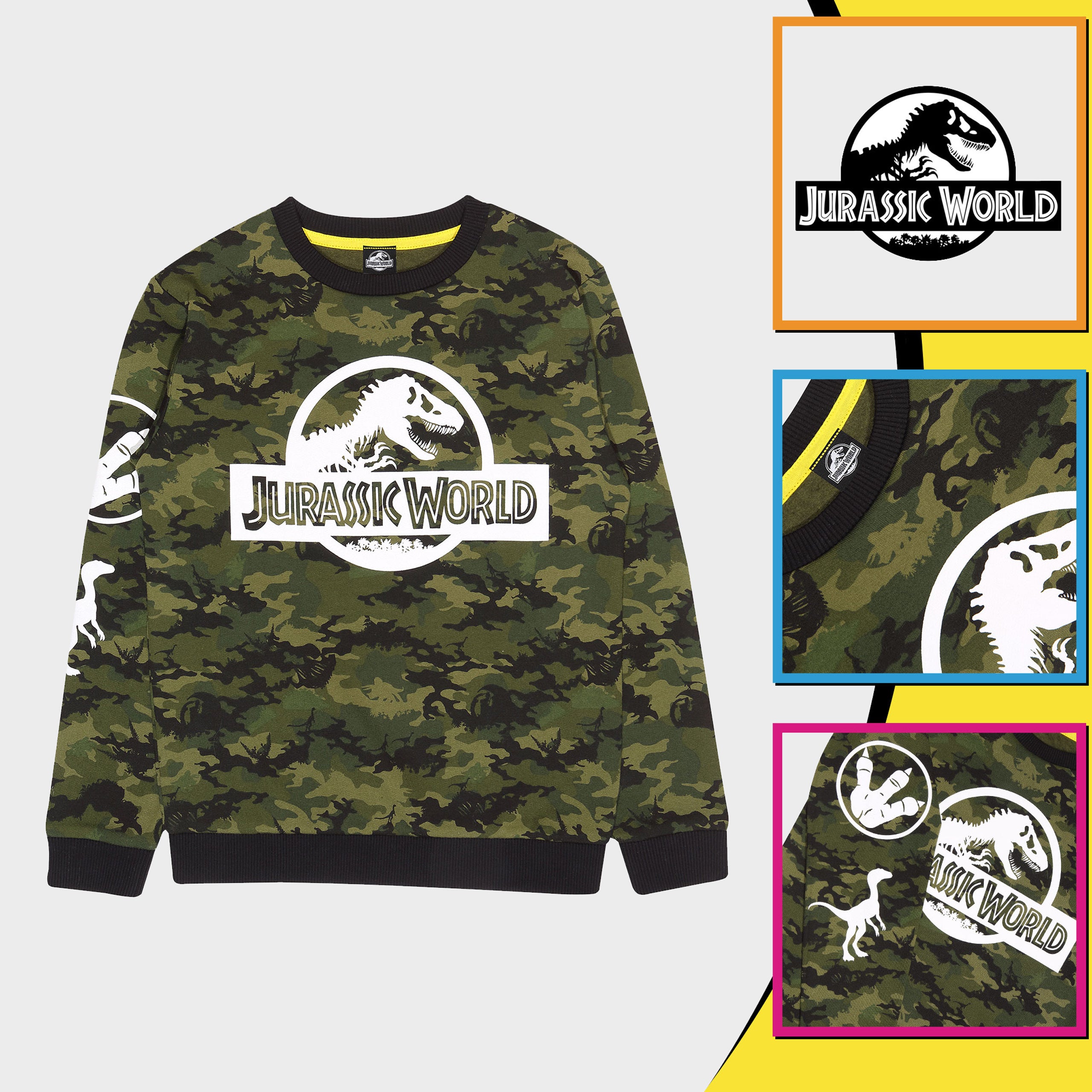 Jurassic World Camo Unisex Sweatshirt