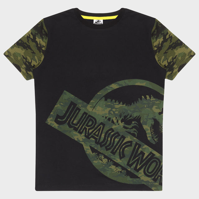 Jurassic World Contrast Logo Kids T-Shirt