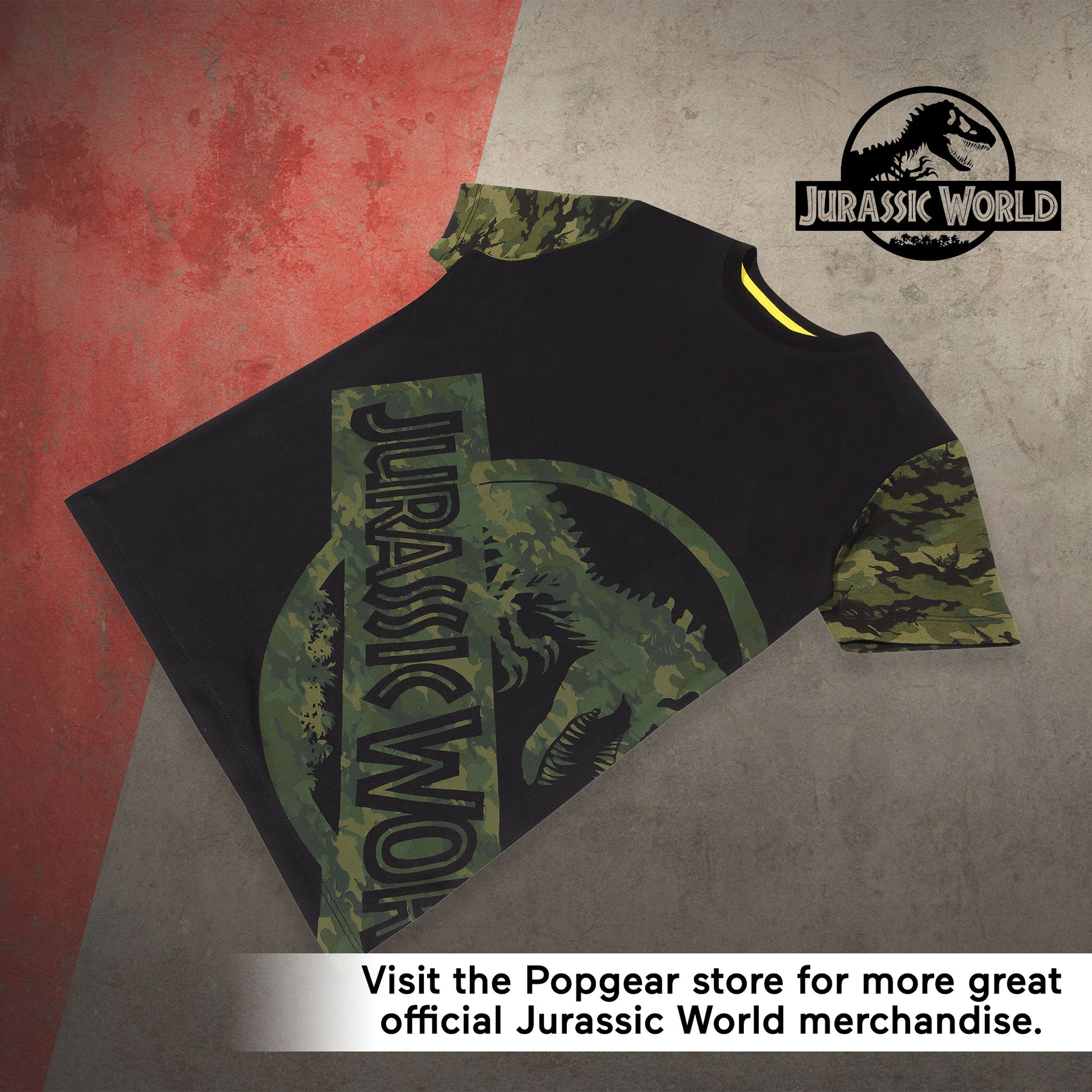Jurassic World Contrast Logo Kids T-Shirt