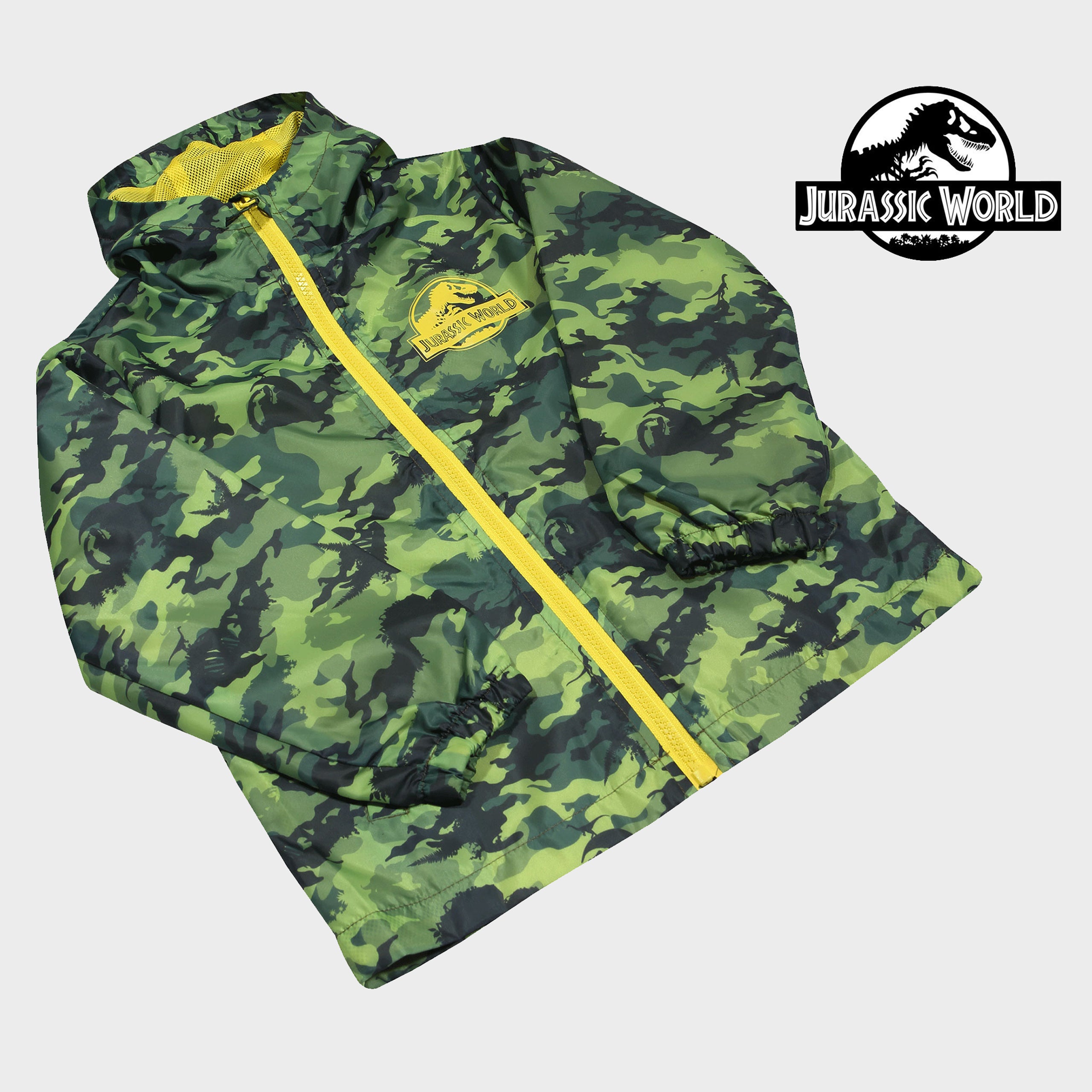 Jurassic World Camo Rain Coat