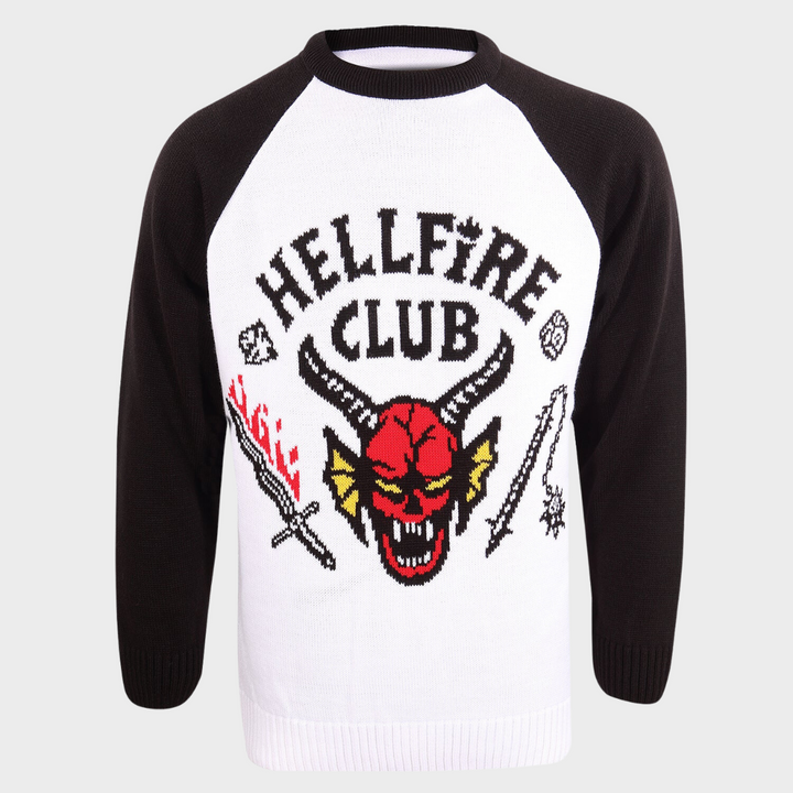 Netflix Stranger Things Hellfire Club Shirt Hellfire Club Logo T Shirt  Hoodie Long Sleeve Sweatshirt NEW - Laughinks