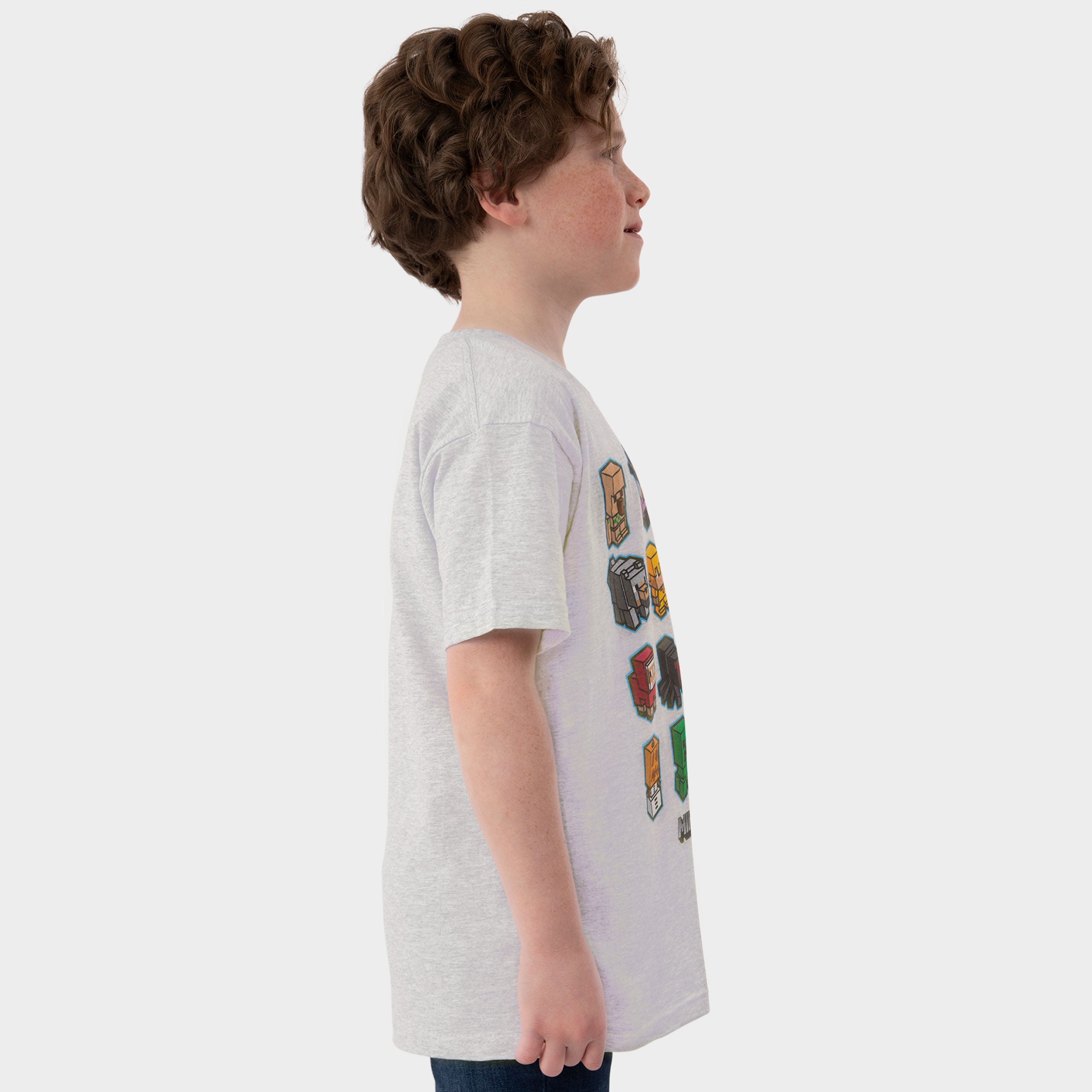 Minecraft T-Shirt – Grau