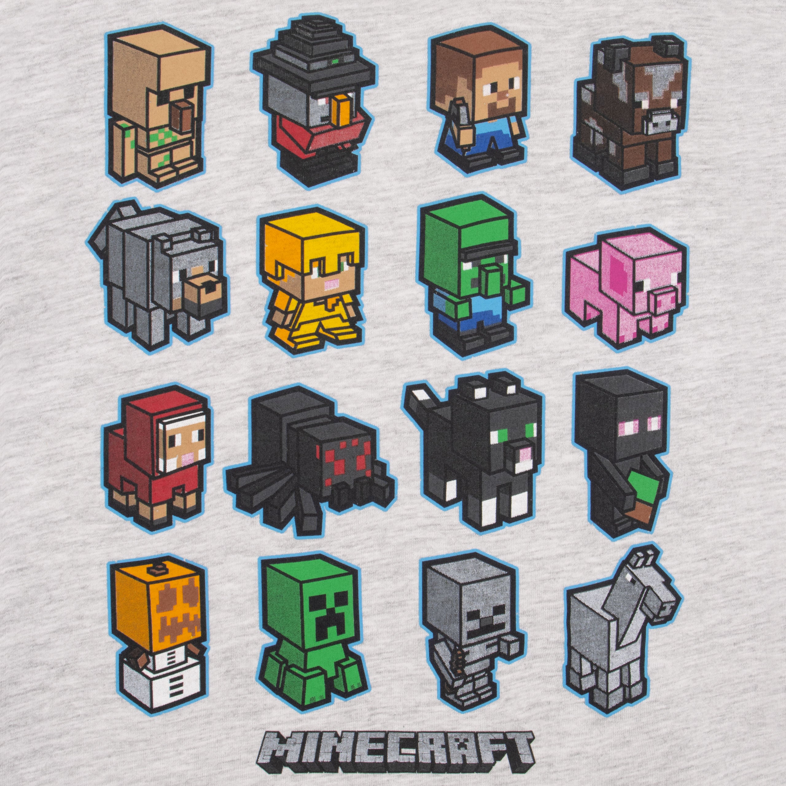 Minecraft T-Shirt – Grau