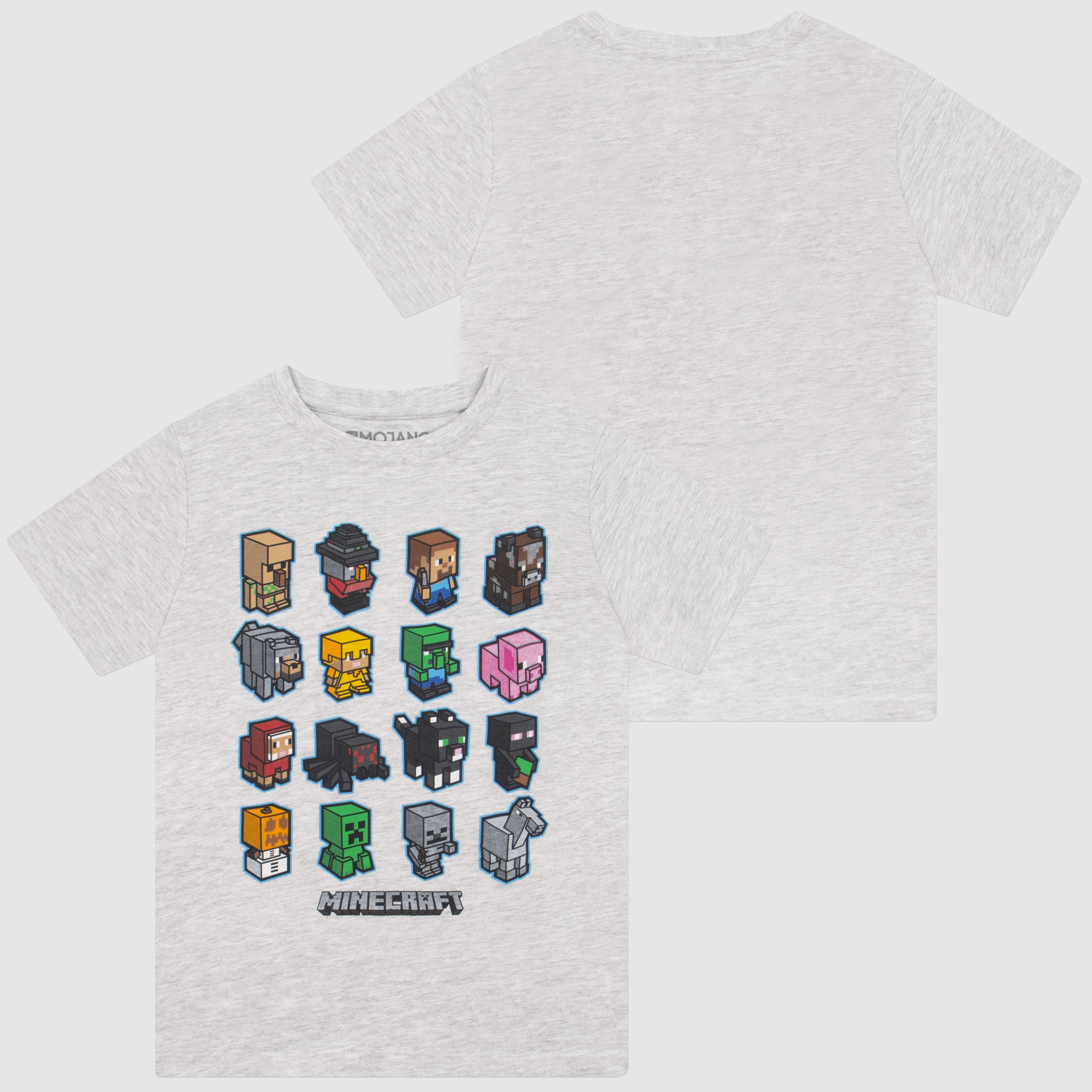 Minecraft T-Shirt – Grau