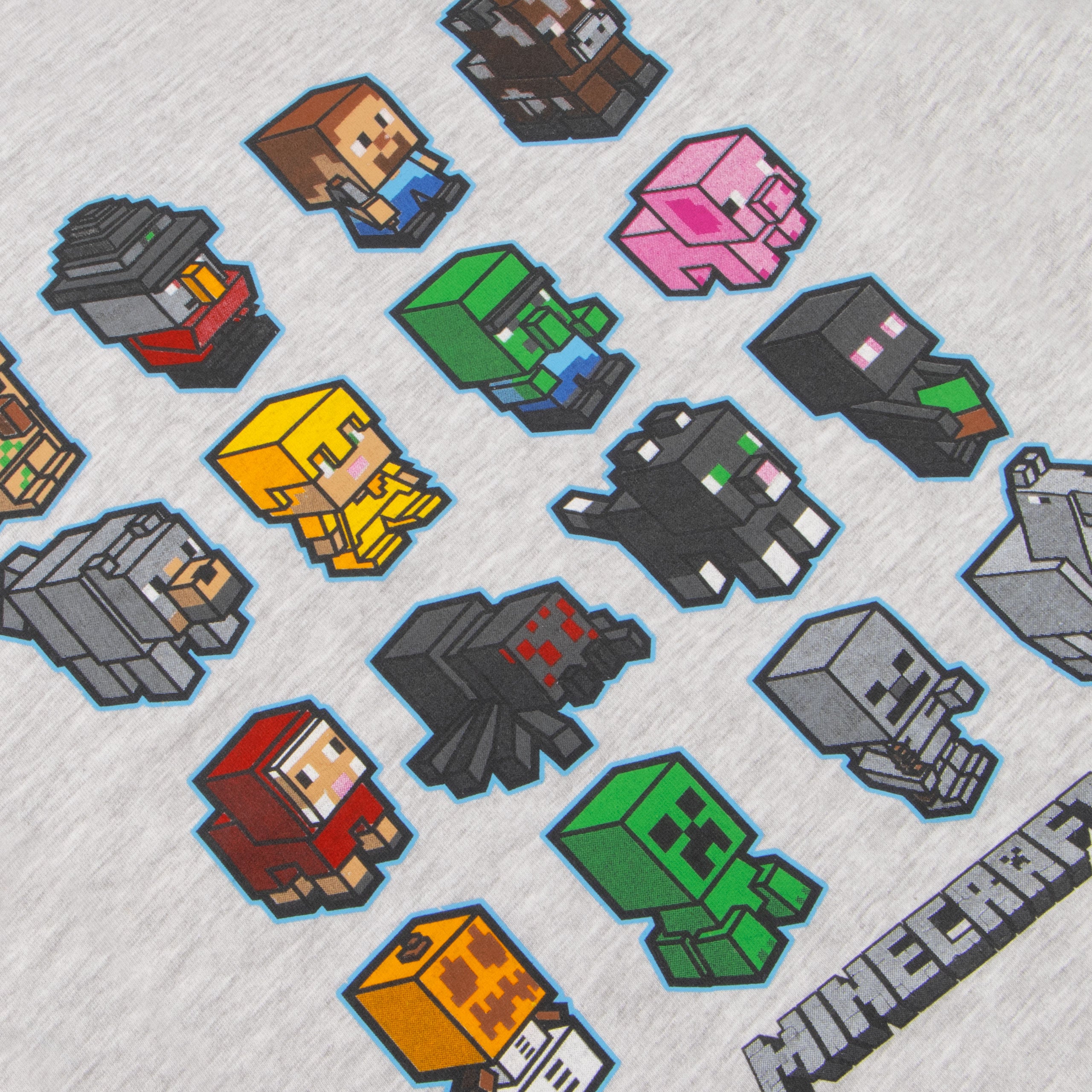 Minecraft T-Shirt – Grau