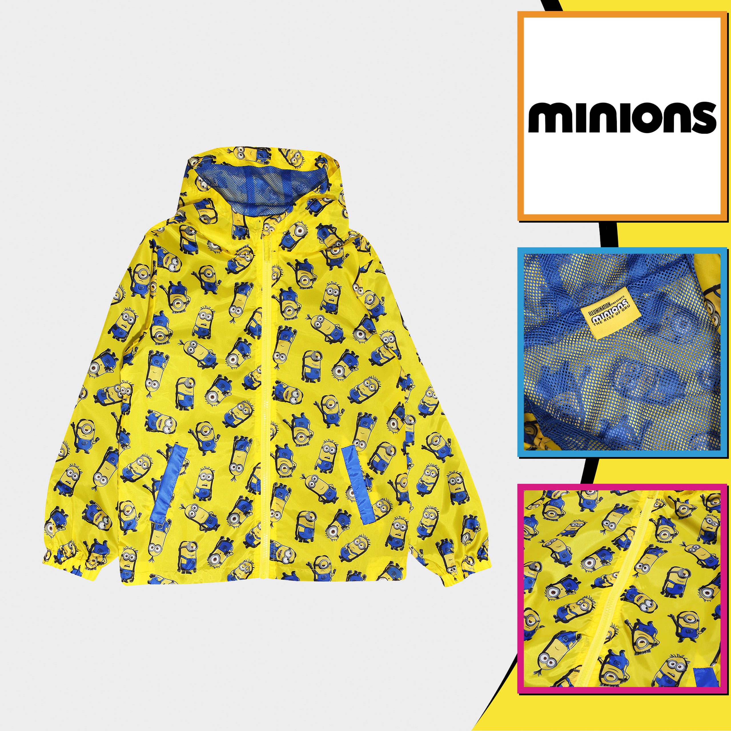 Minions Boys Rain Mac