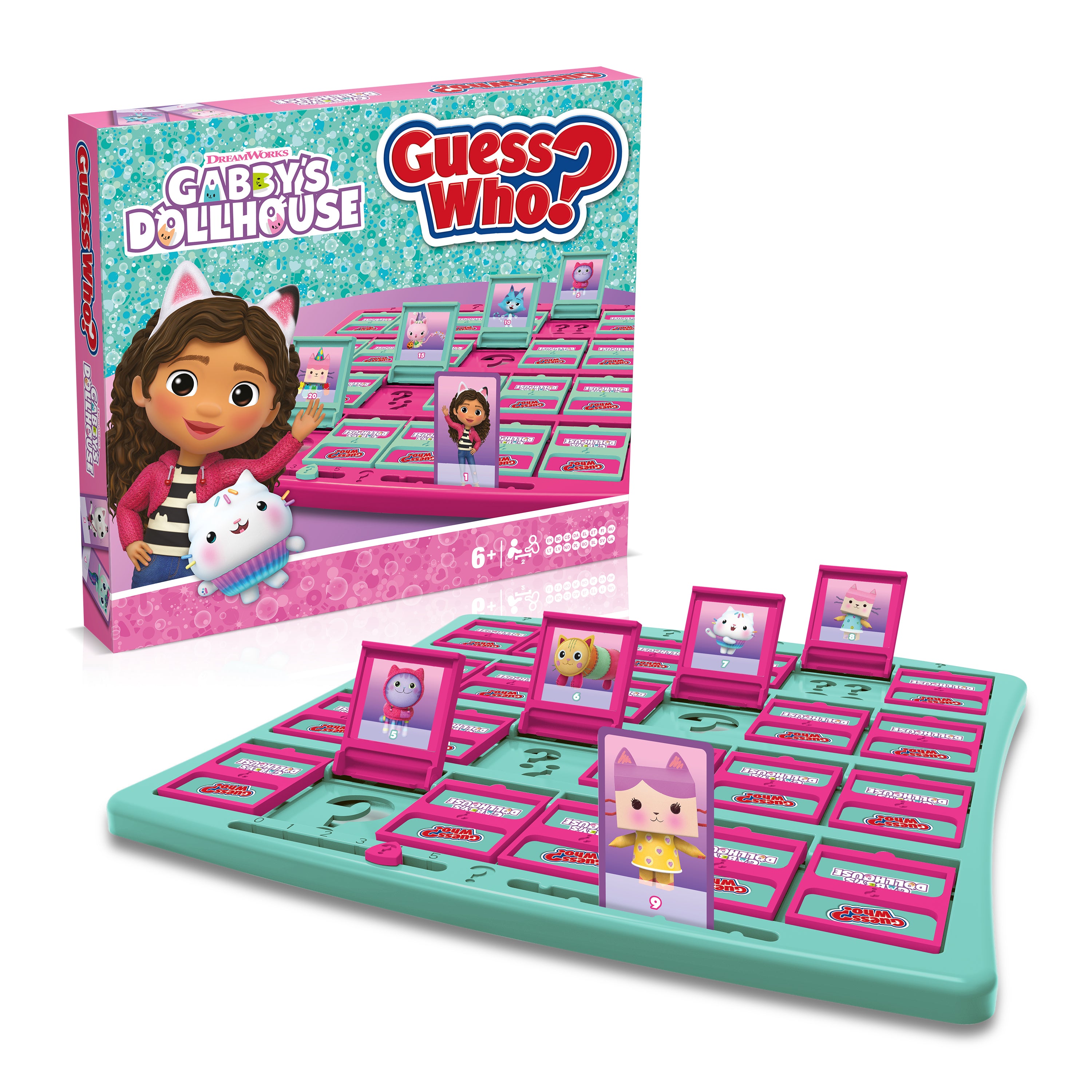 Guess Who? Gabby's Dollhouse Board Game