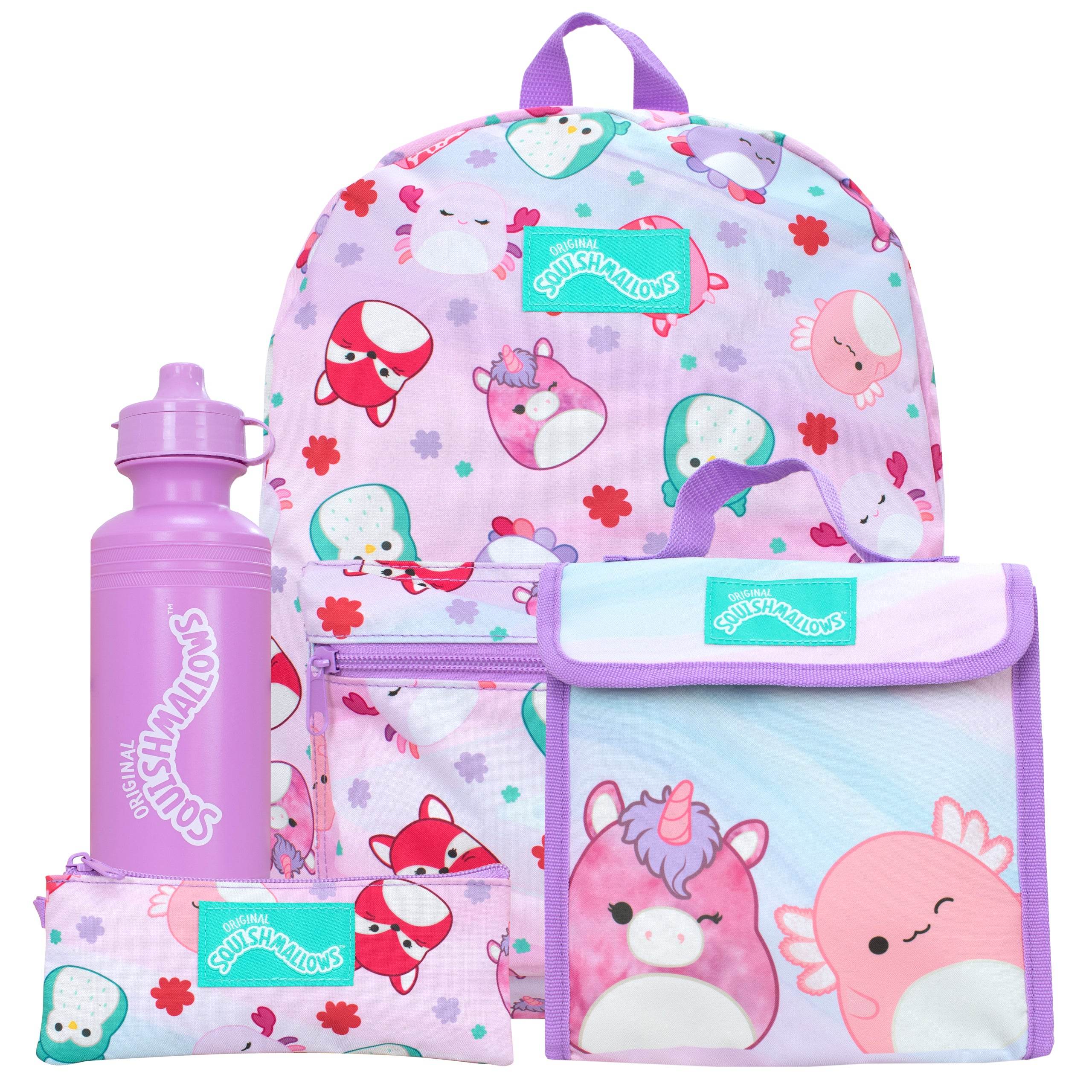 Squishmallows School Bag 4 Piece Set - Character.com