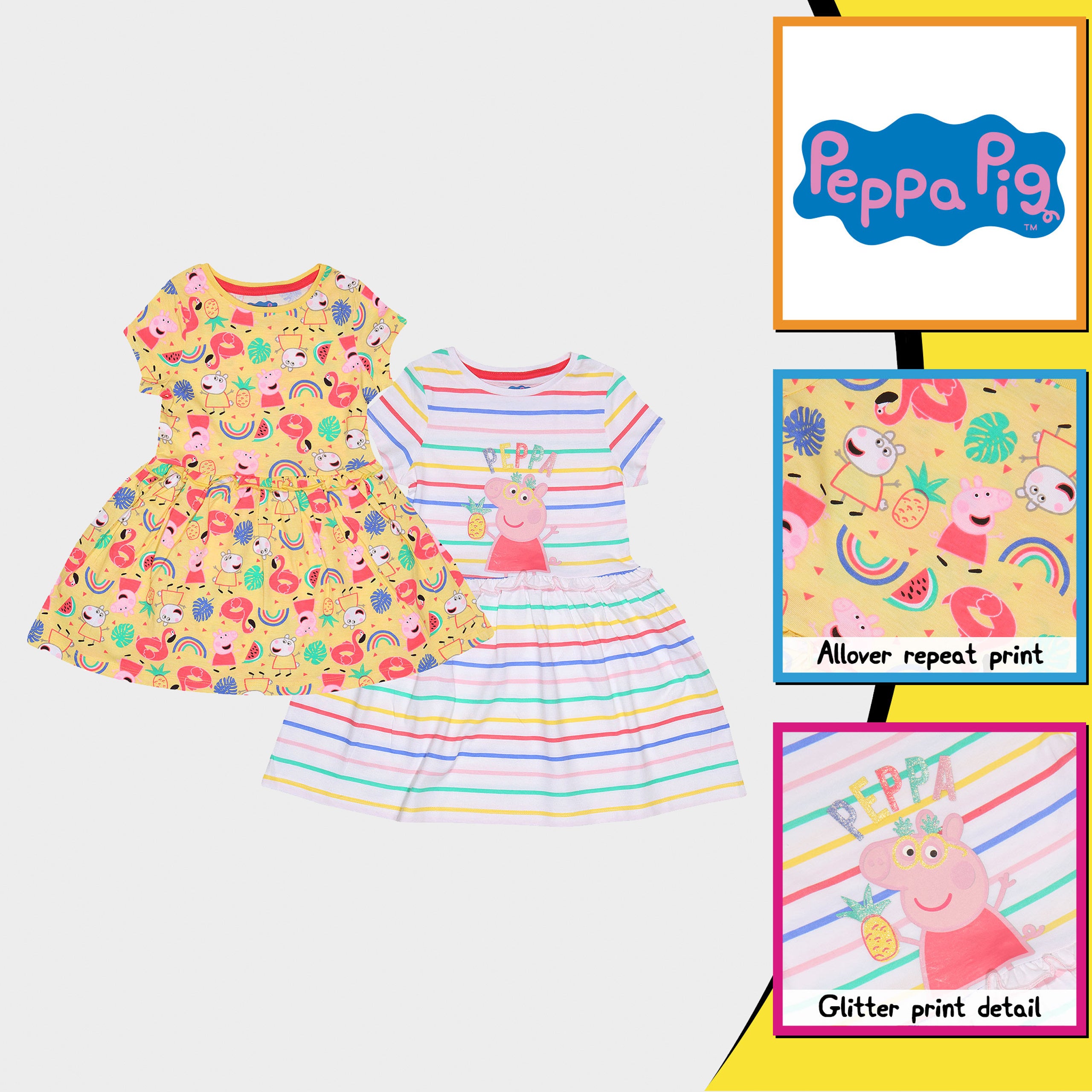 Peppa Pig Dress Twin Pack