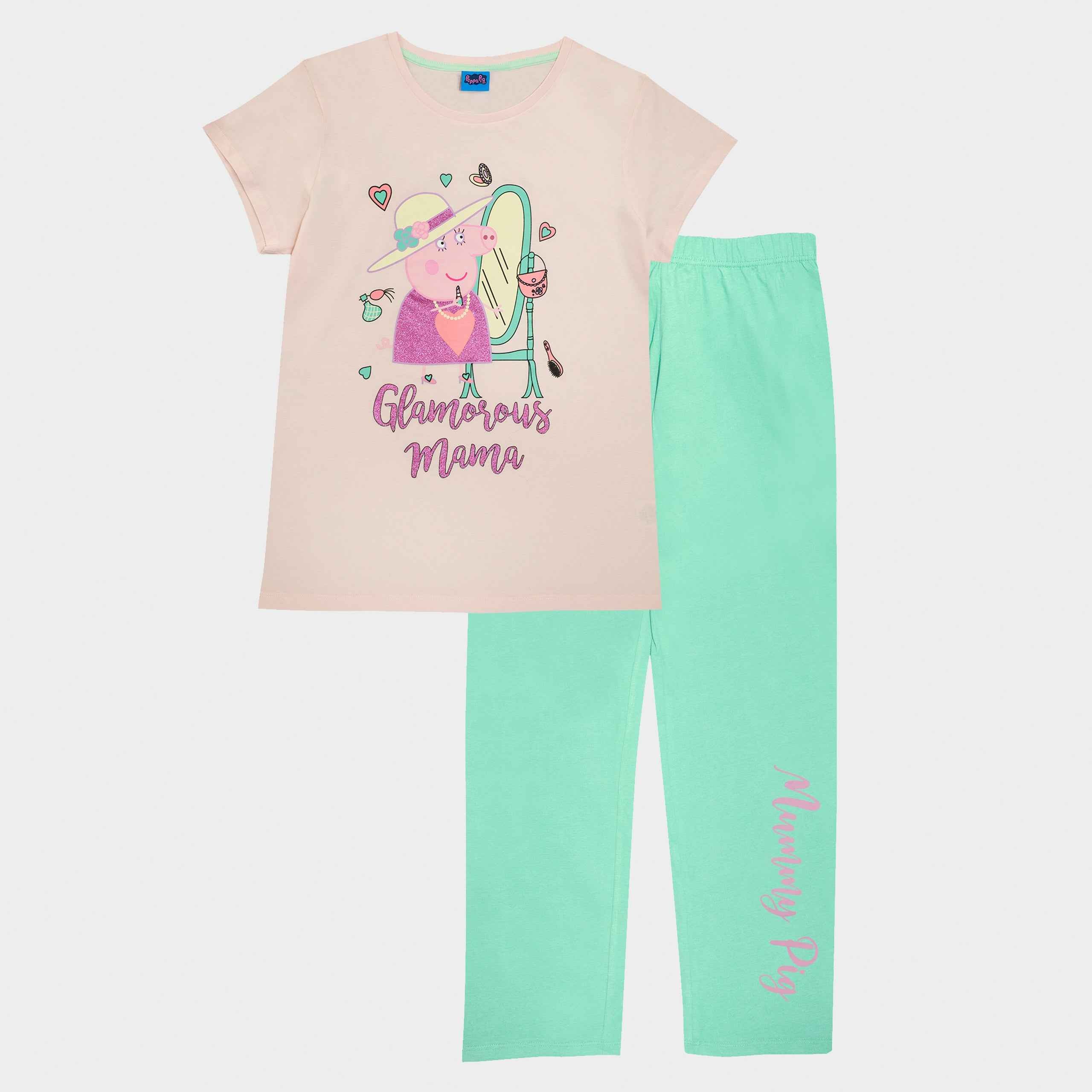 Peppa Pig Glamorous Mama Long Pyjamas Set