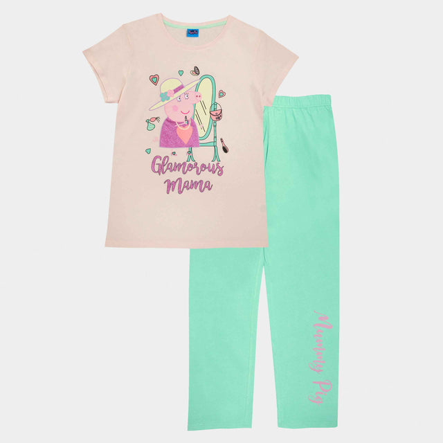 Peppa Pig Glamorous Mama Long Pyjamas Set