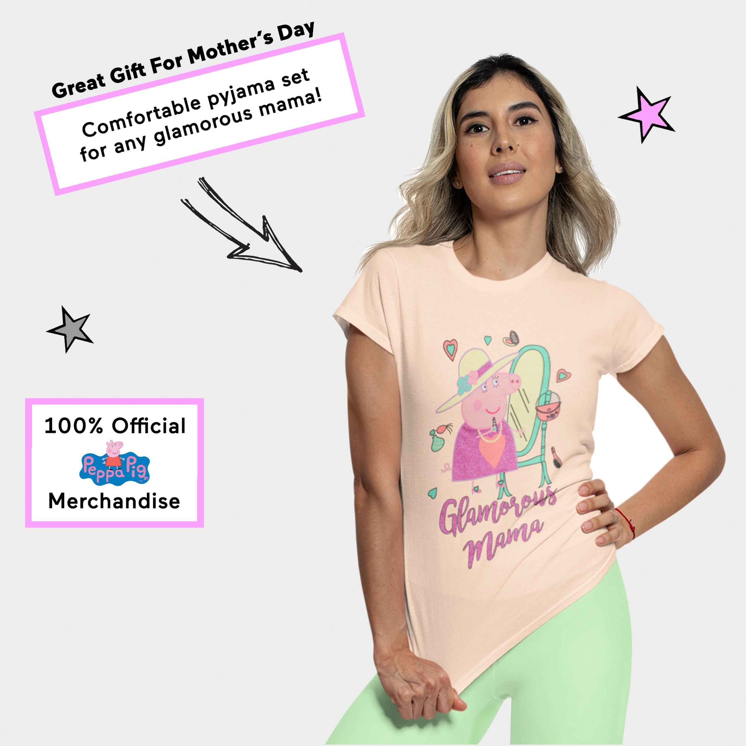 Peppa Pig Glamorous Mama Long Pyjamas Set