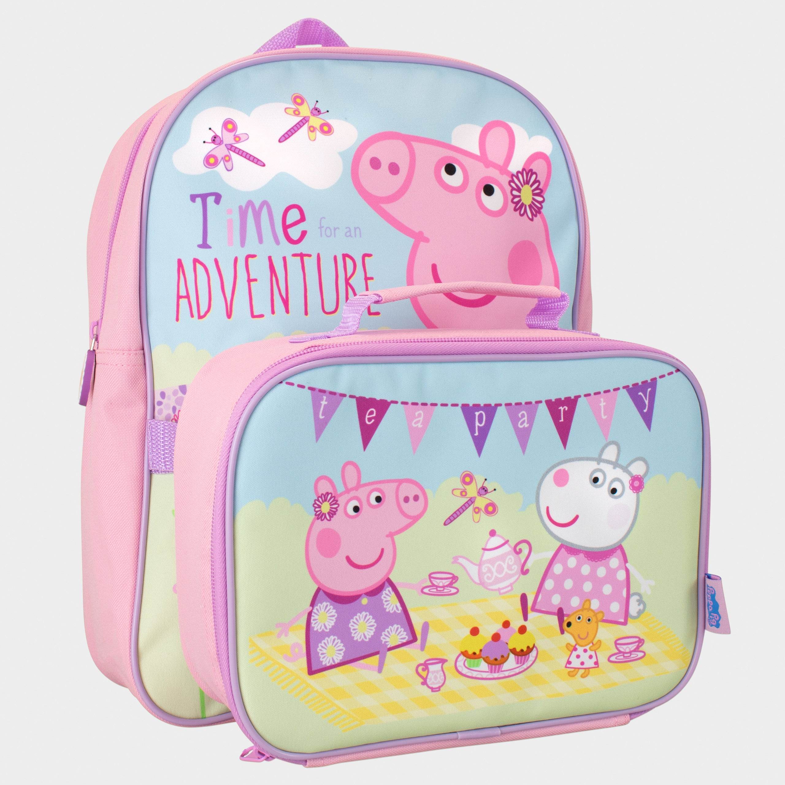 Peppa Pig Backpack and Lunch Box –