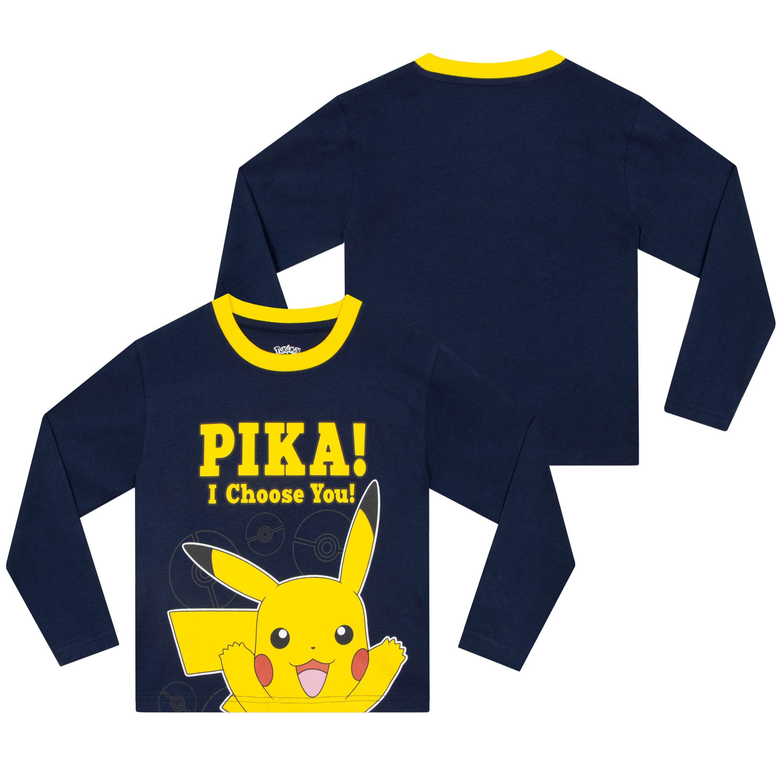 Pyjama Pokémon Officiel Pikachu Garçon – 100 % Coton Doux – T-shirt Manches Courtes + Short – Tailles 6 à 13 Ans – Cadeau Parfait Pour Les Fans !