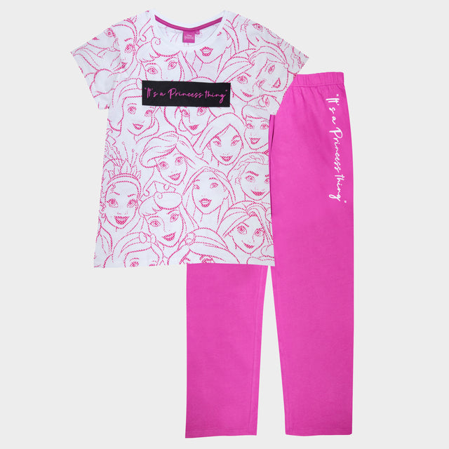 Disney Princess Womens Long Pyjama Set