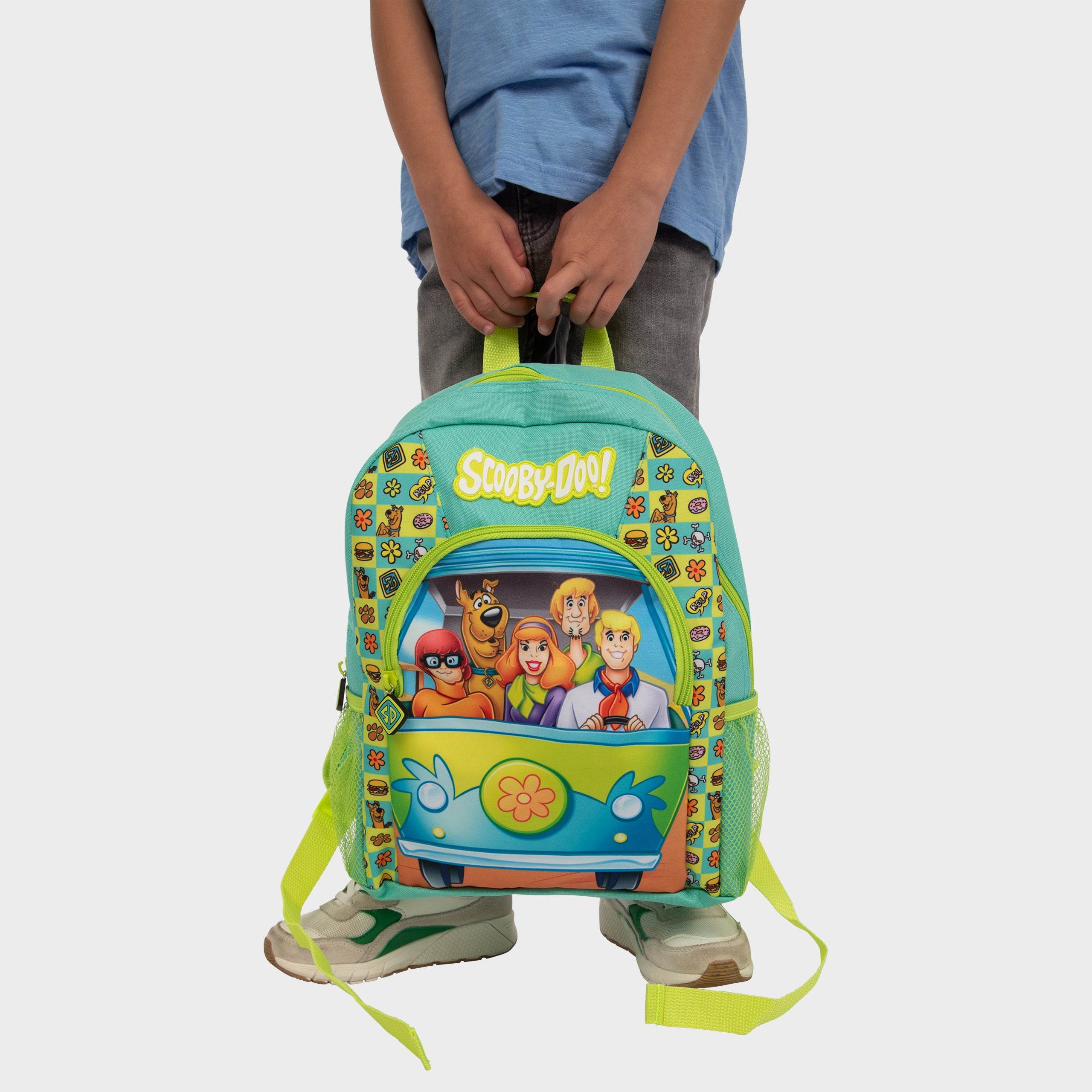 Scooby-Doo 4-teiliges Rucksack-Set Für Kinder – Mit Lunchbag, Federmäppchen & Trinkflasche