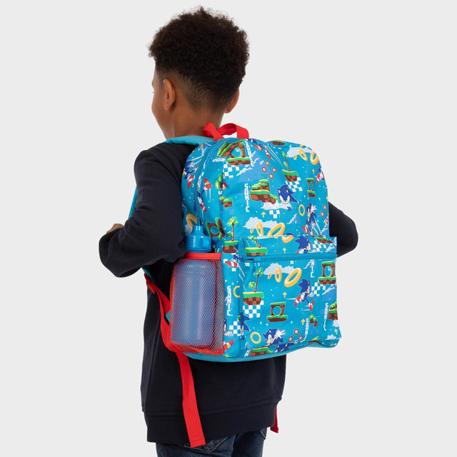 Sonic The Hedgehog 4 Piece Schoolbag Set - Character.com
