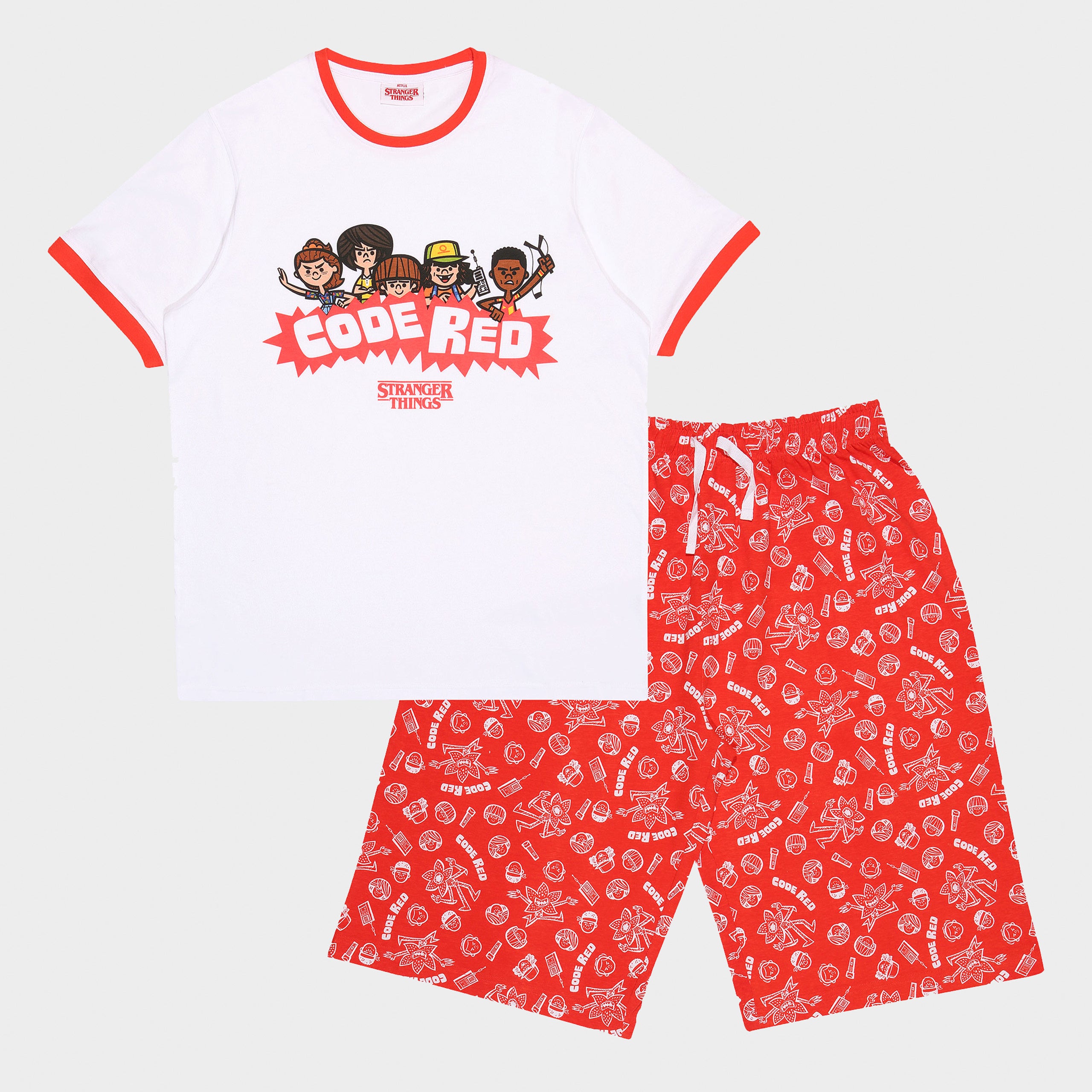 Stranger Things Adults Short Pyjamas Set