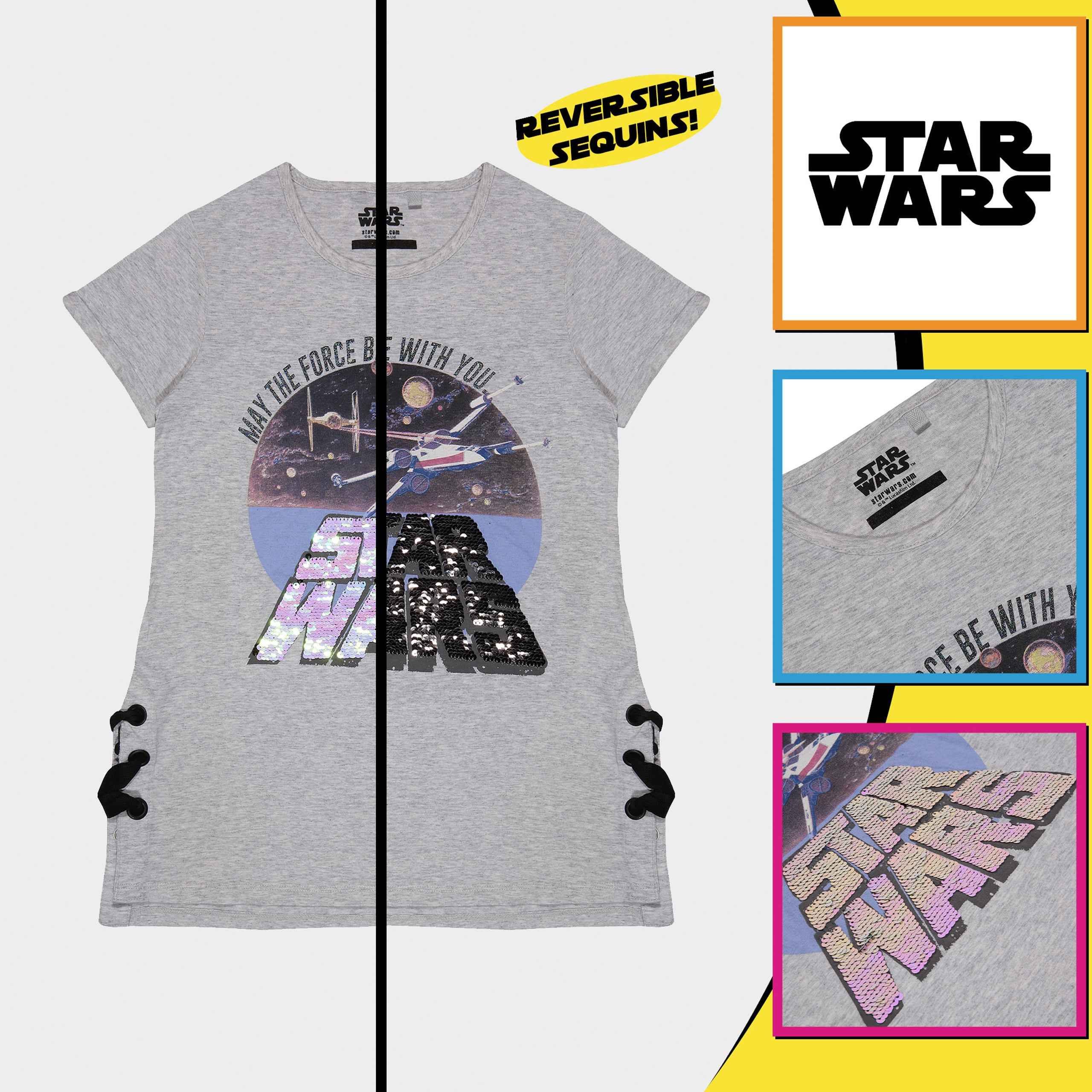 Star Wars Reversible Sequin T-Shirt