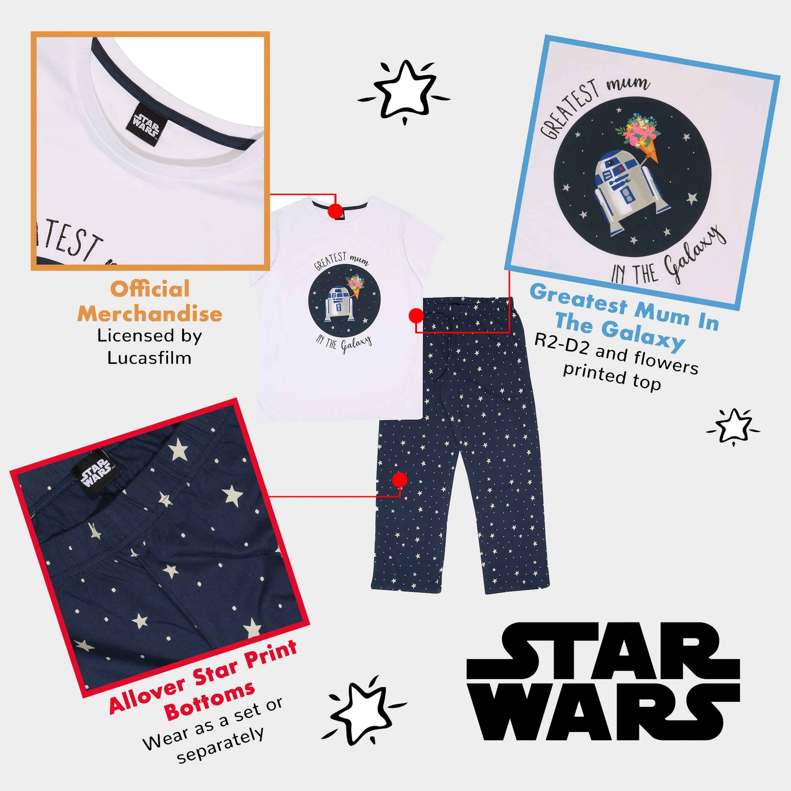 Star Wars R2D2 Women's Pyjamas