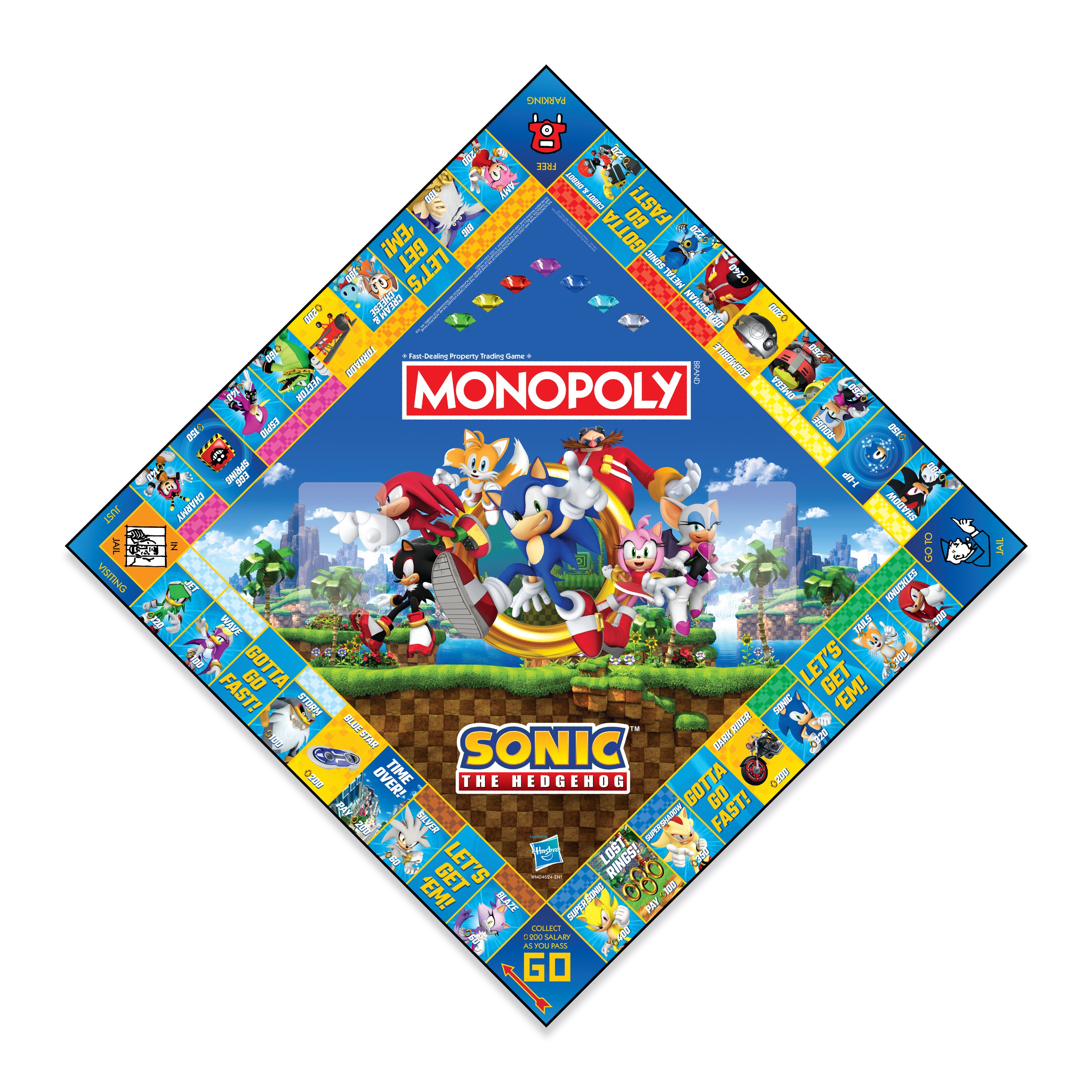 Sonic The Hedgehog Monopoly Board Game