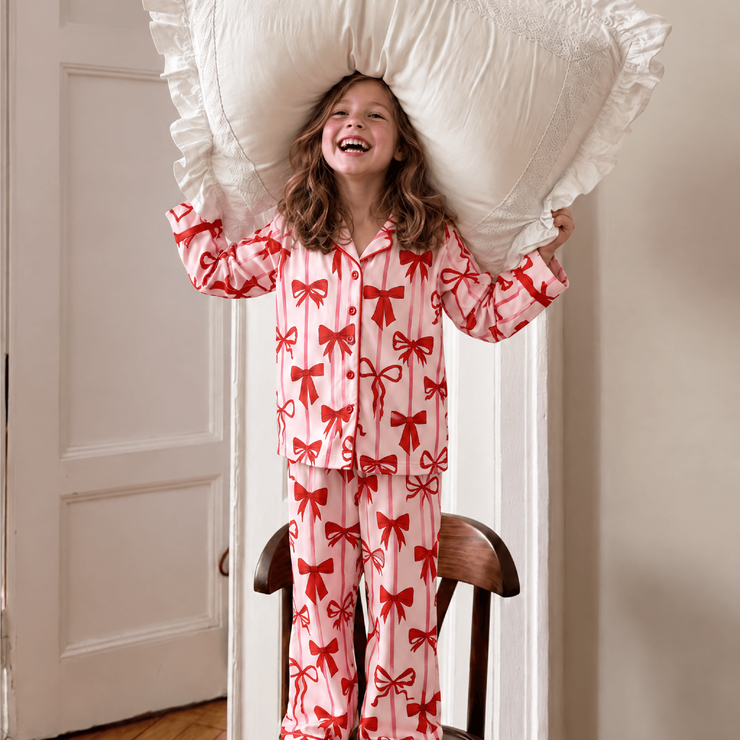 Harry Bear Button Up Fleece Pyjamas