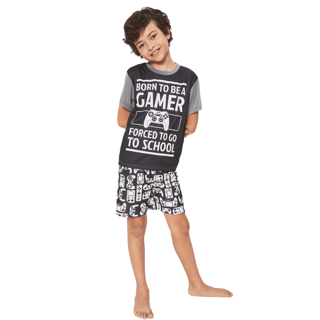 Harry Bear Gamer Short Pyjama Set - Character.com