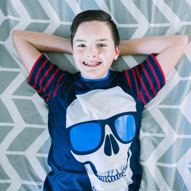 Harry Bear Skull Short Pyjamas - Character.com