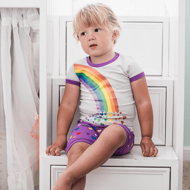 Harry Bear Rainbow Short Pyjamas - Character.com