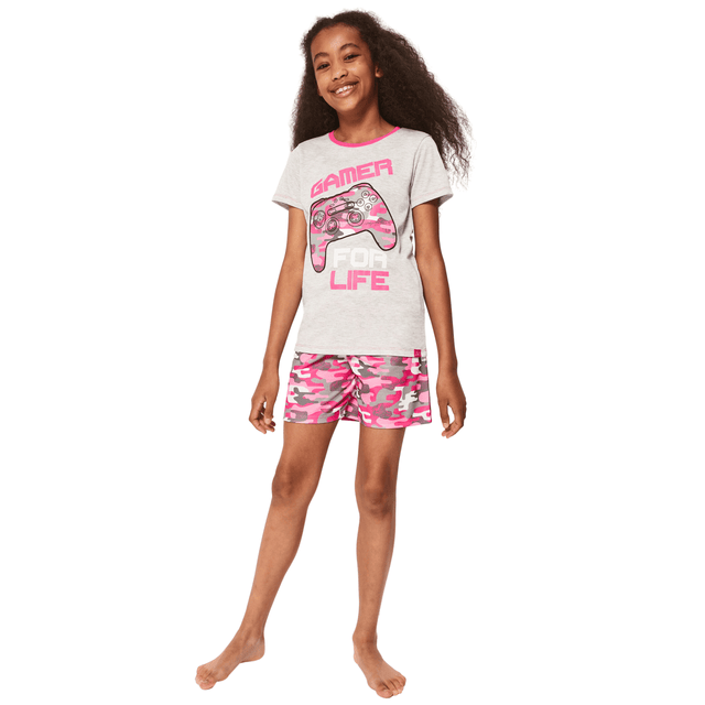 Harry Bear Girls Gaming Pyjamas - Character.com
