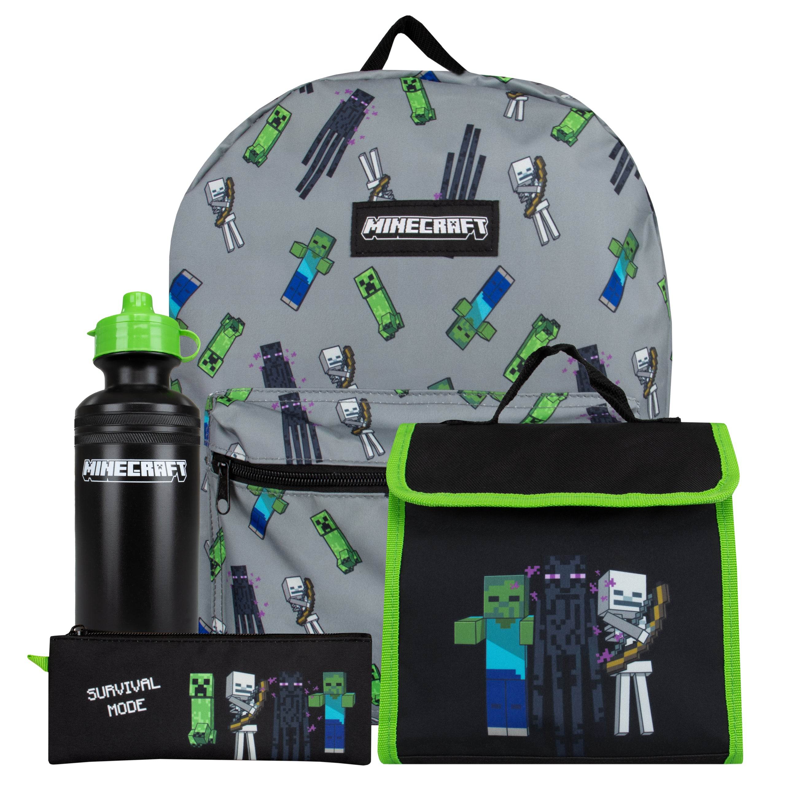 Minecraft Backpack Set | Creeper Boys Backpack | Character.com