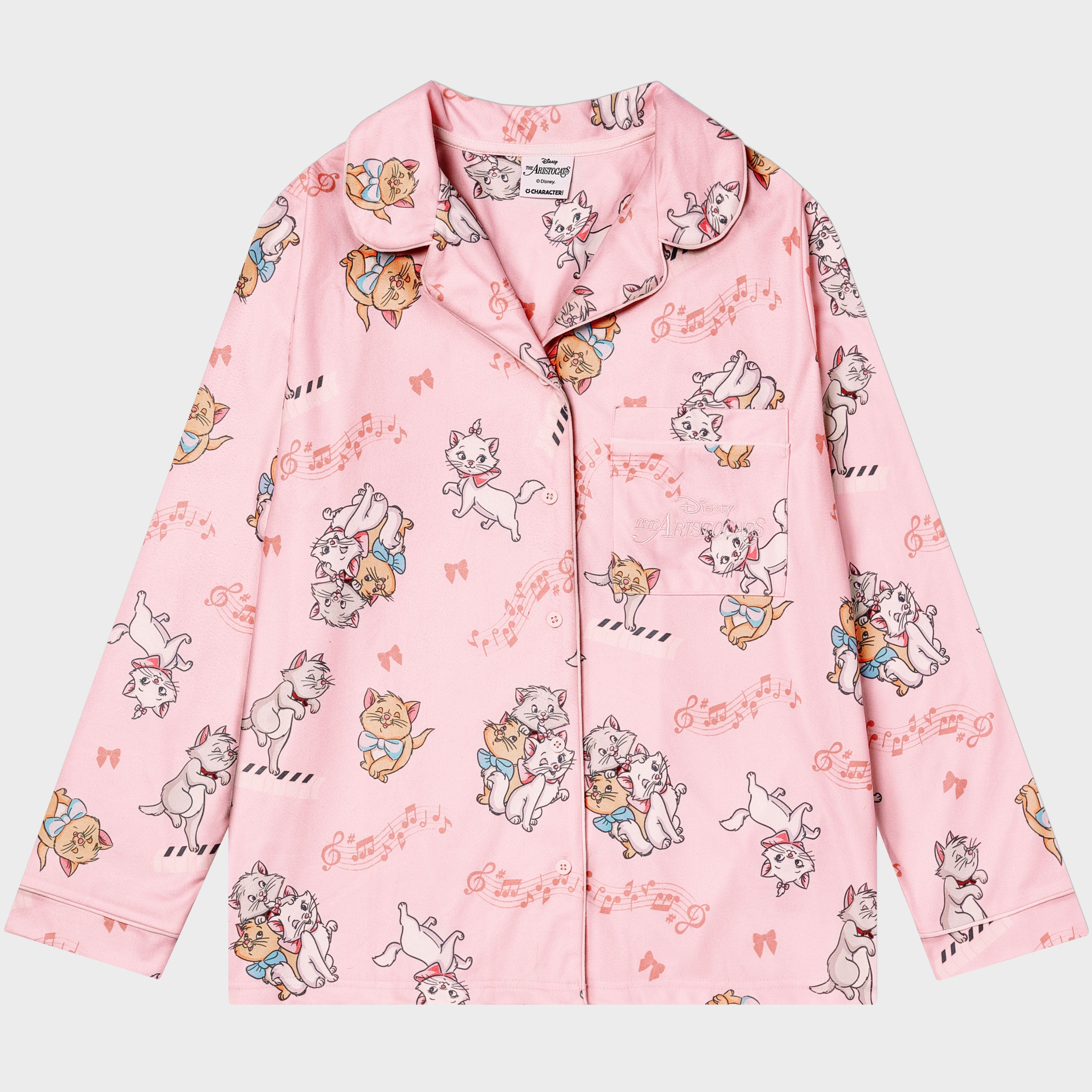 Disney The Aristocats Button Down Womens Pyjamas