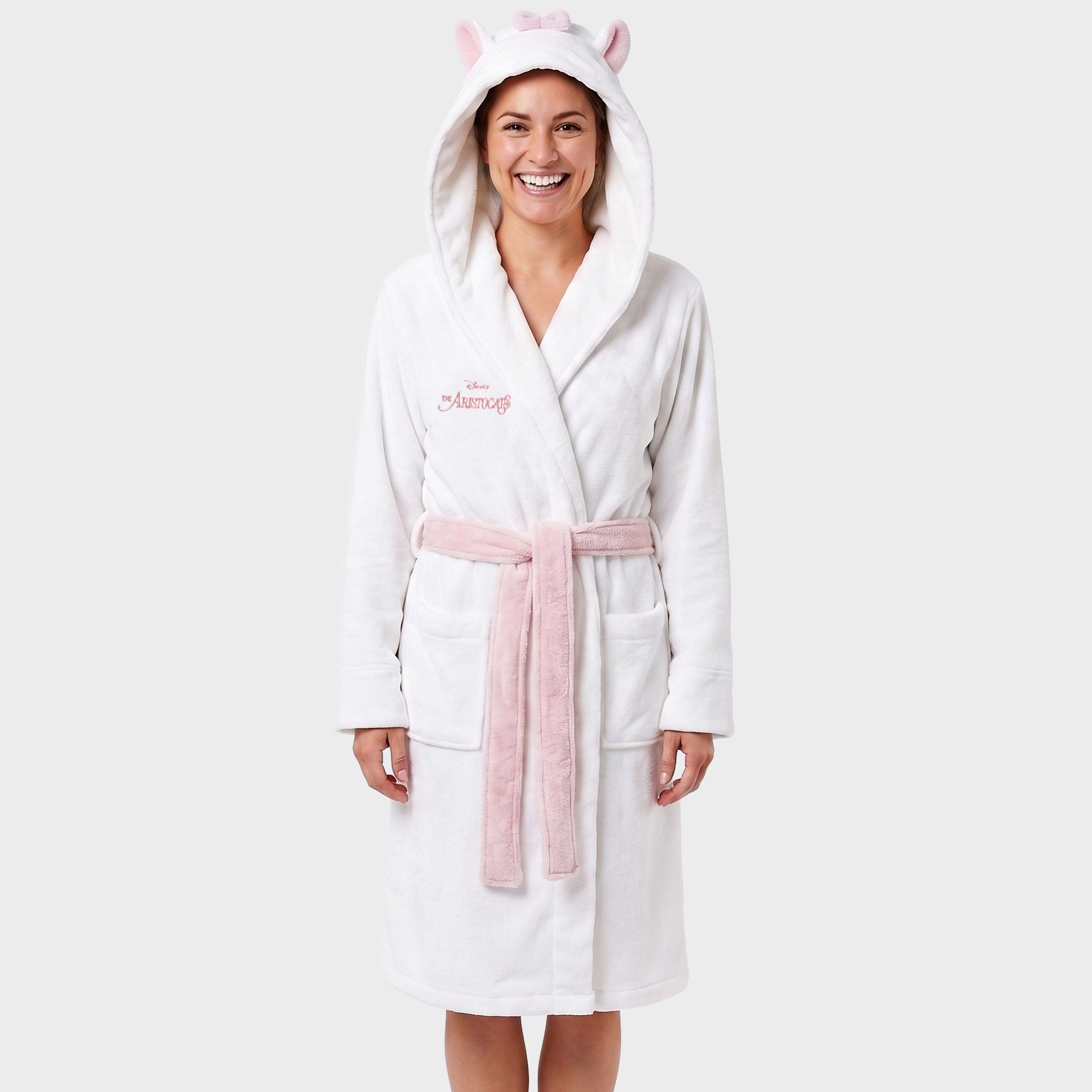 Disney Aristocats Marie 3D Ears Dressing Gown