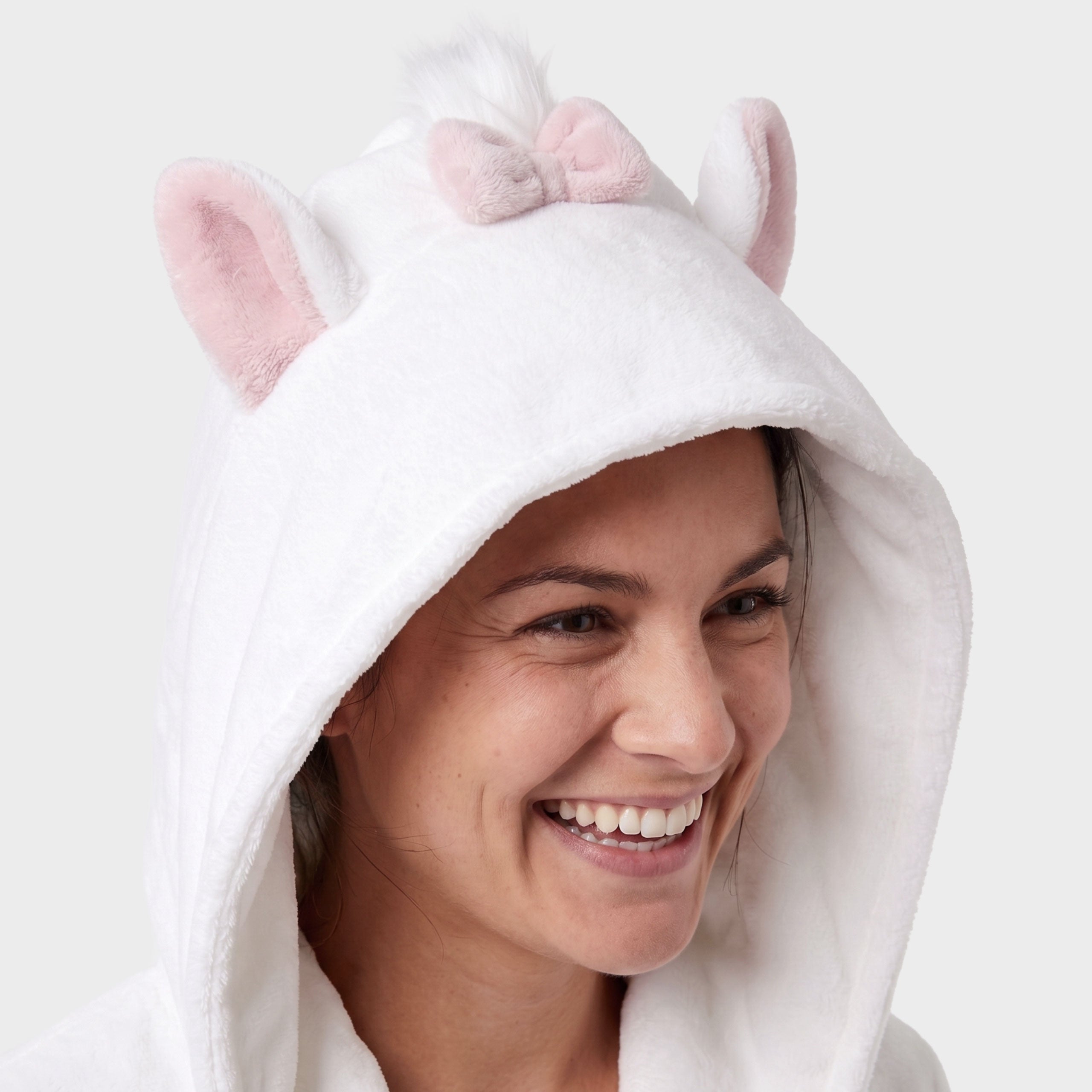 Disney Aristocats Marie 3D Ears Dressing Gown