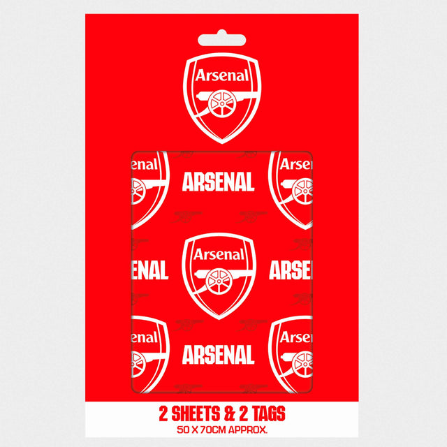 Arsenal Gift Wrap And Tags