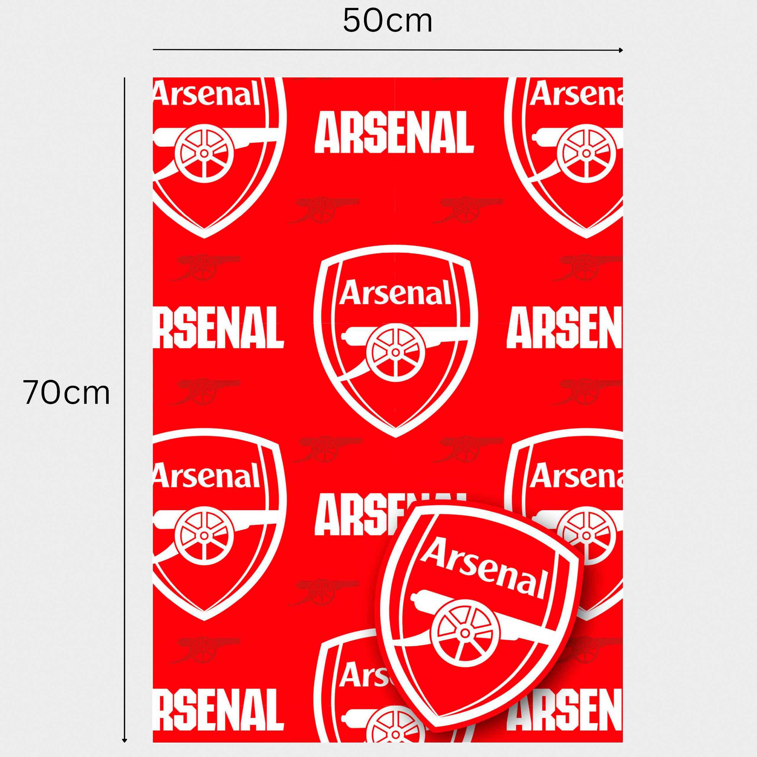 Arsenal Gift Wrap And Tags