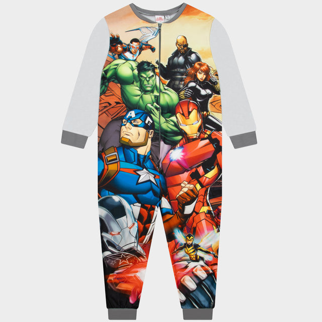 Avengers Captain America, Iron Man & Hulk Onesie