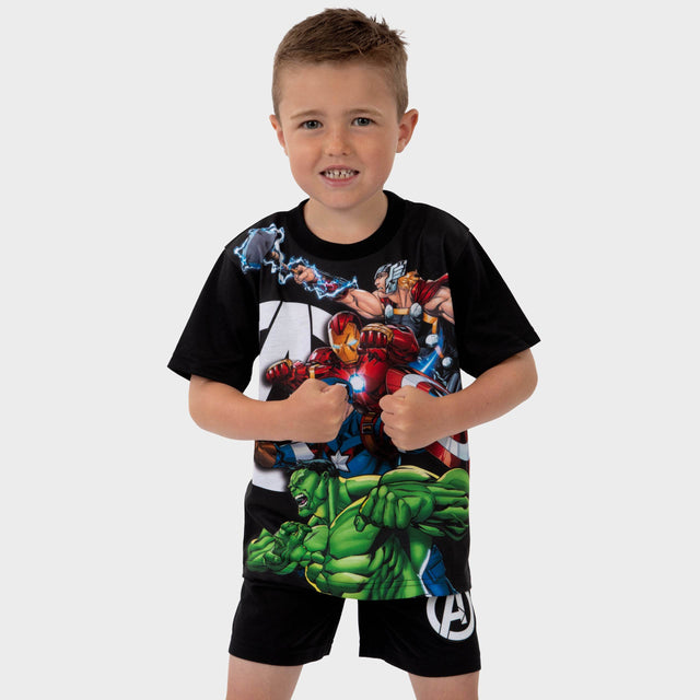 Marvel Avengers Boys Short Pyjamas - Character.com