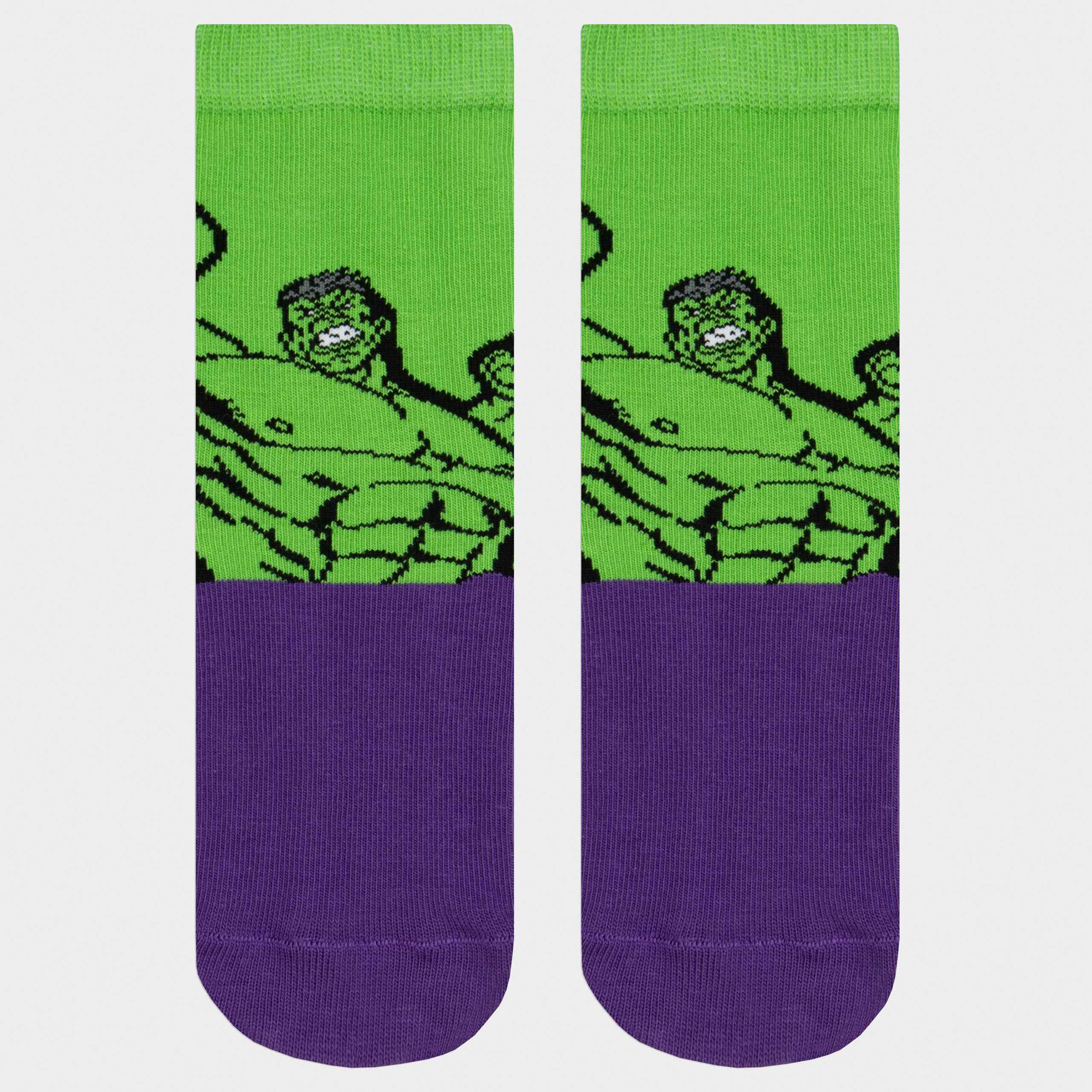 Marvel Avengers Iron Man And Hulk Pack Of 3 Socks