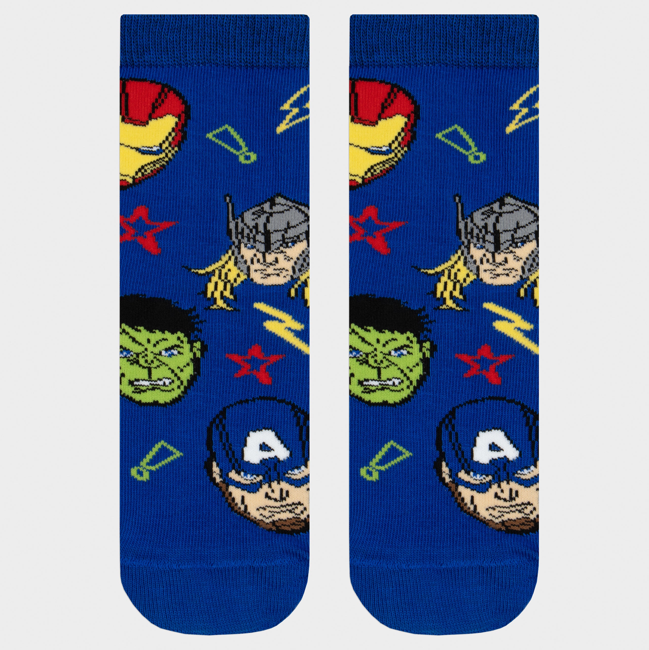 Marvel Avengers Iron Man And Hulk Pack Of 3 Socks