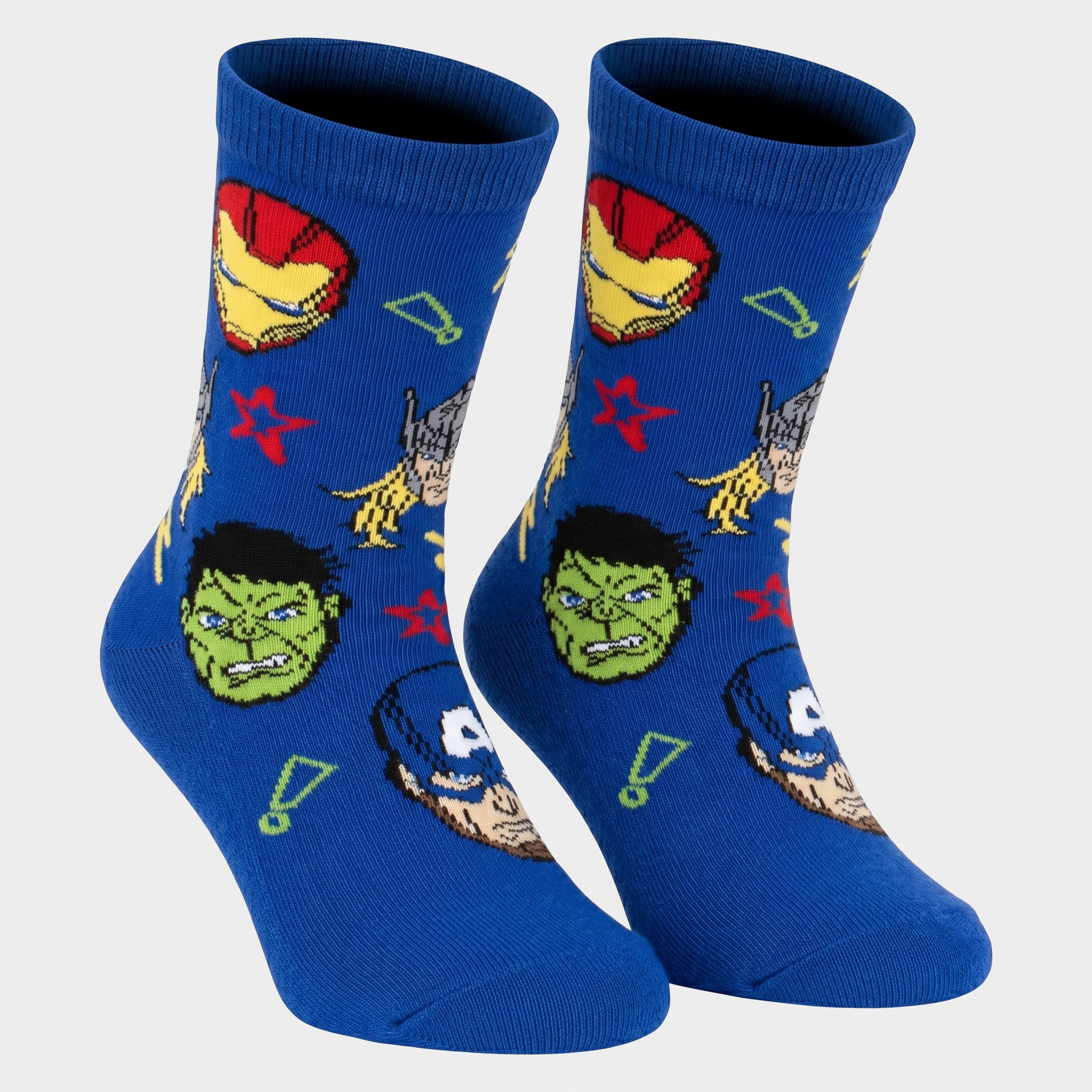 Marvel Avengers Iron Man And Hulk Pack Of 3 Socks
