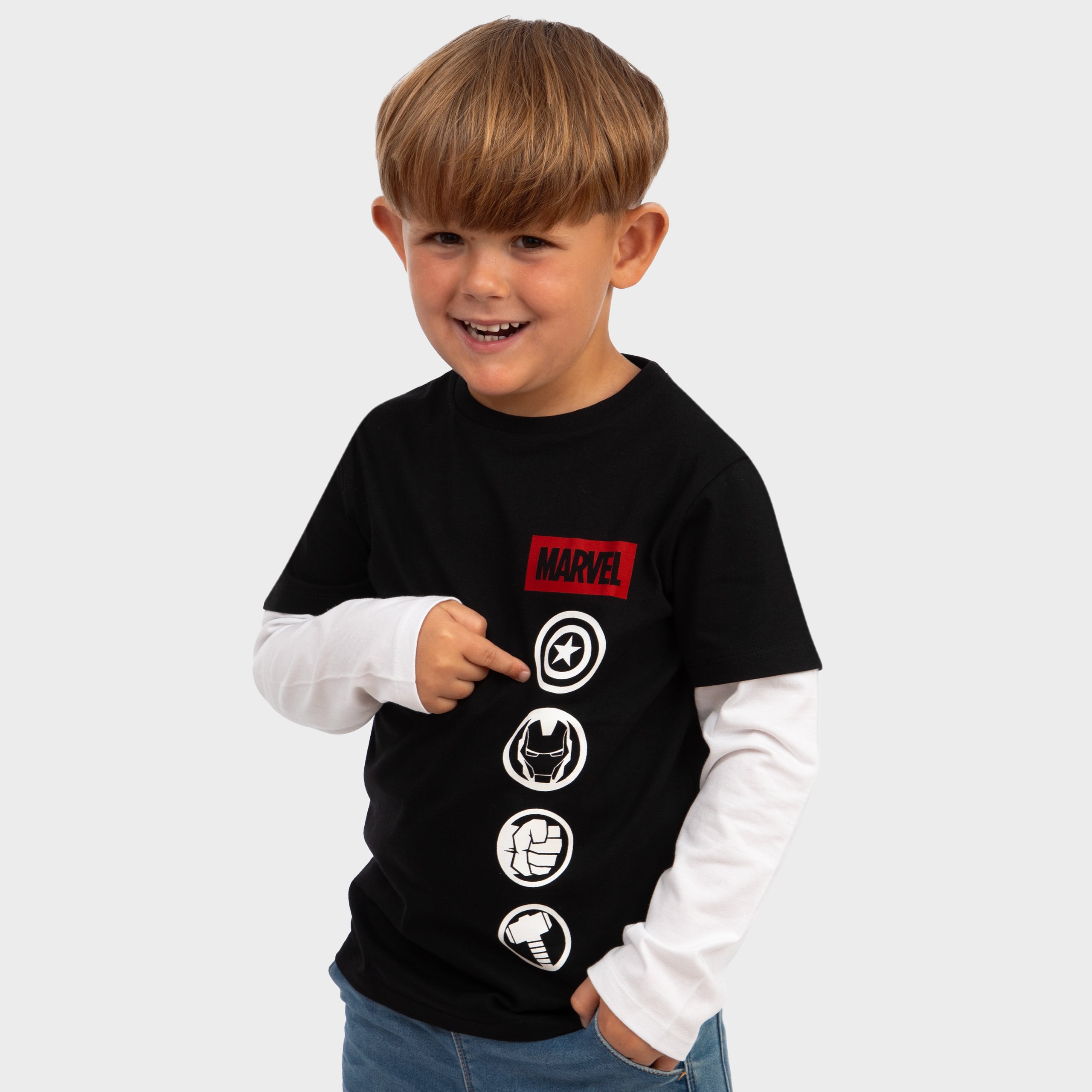 Boys Avengers Long Sleeve T-shirt