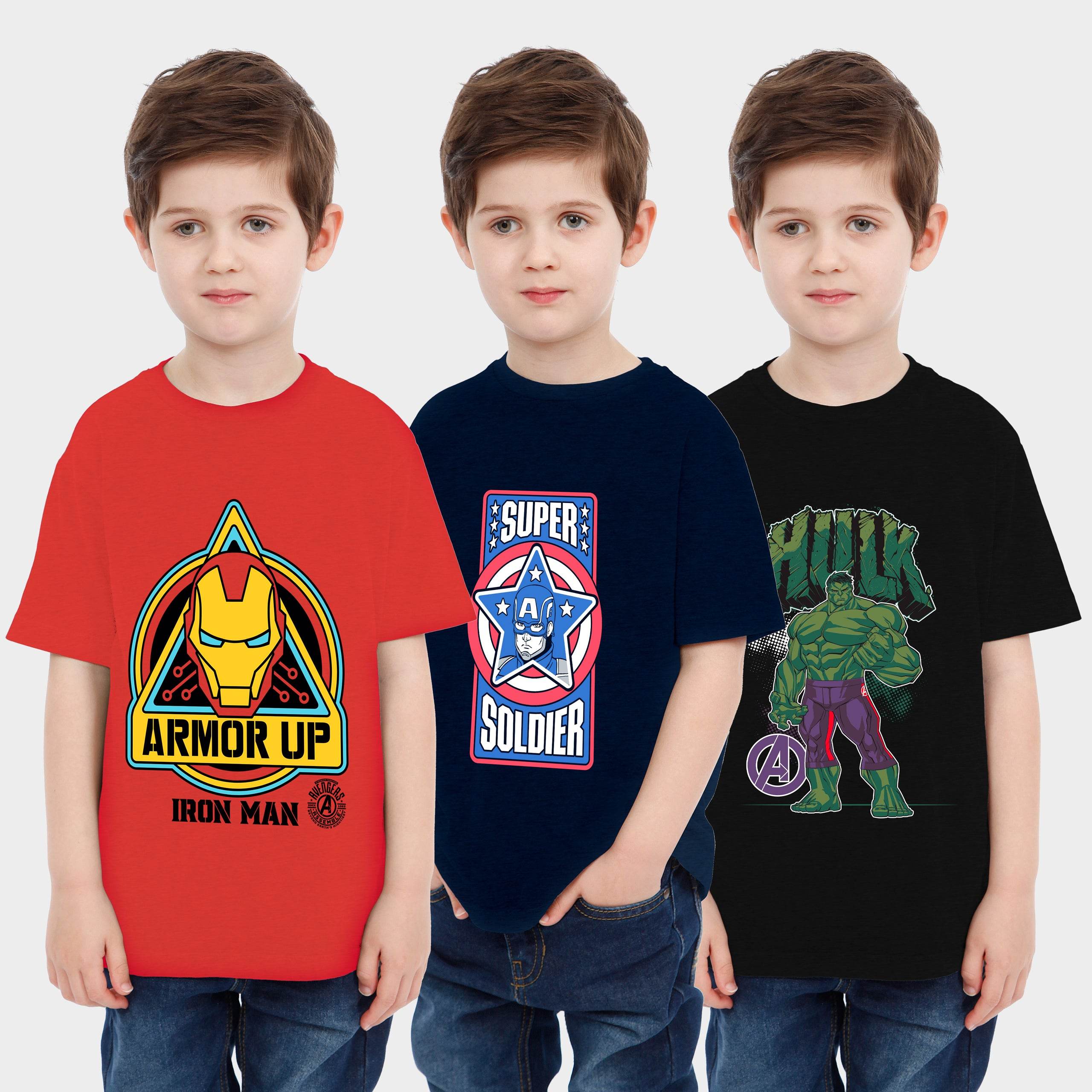 Avengers T-shirts 3 Pack - Character.com