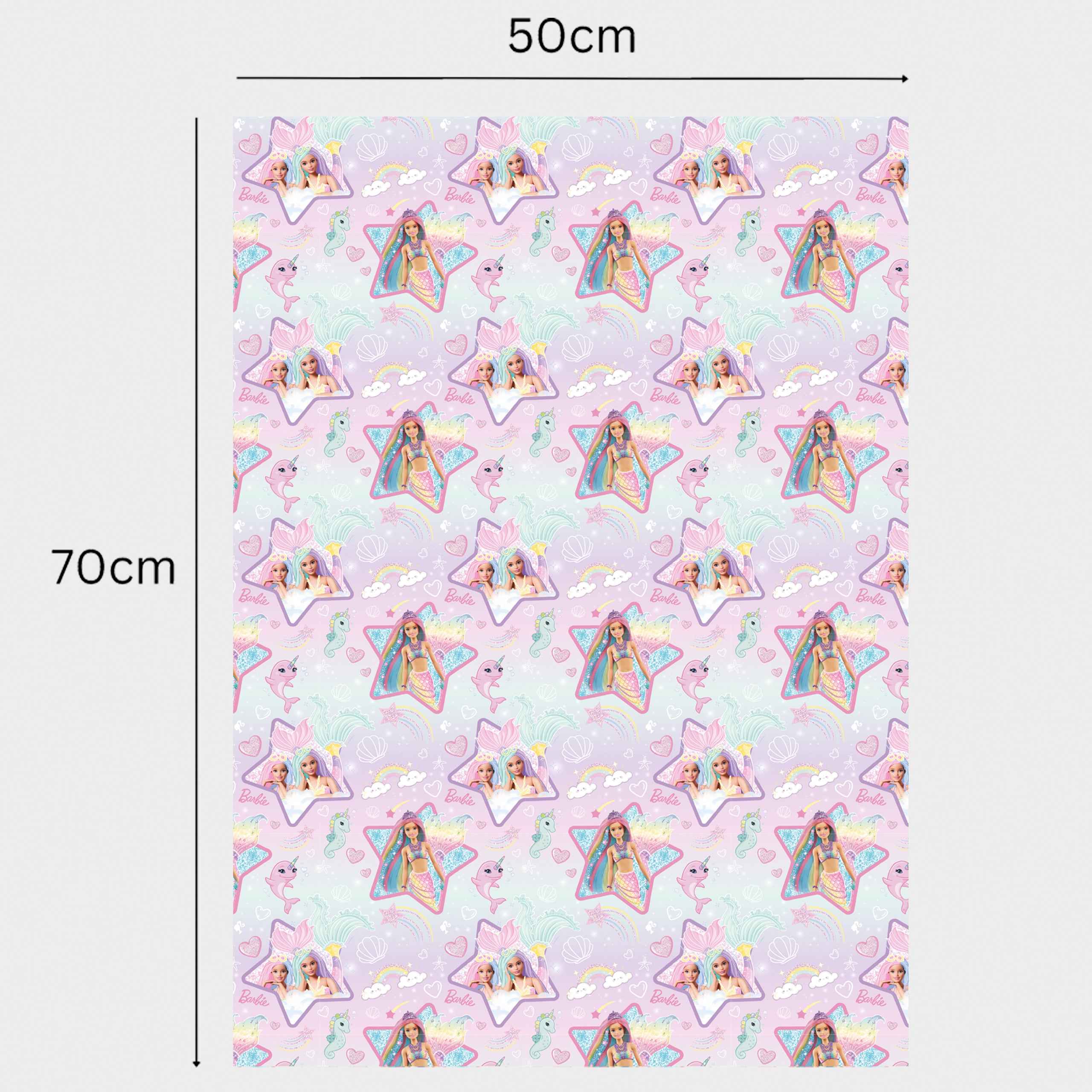 Barbie Gift Wrap And Tags