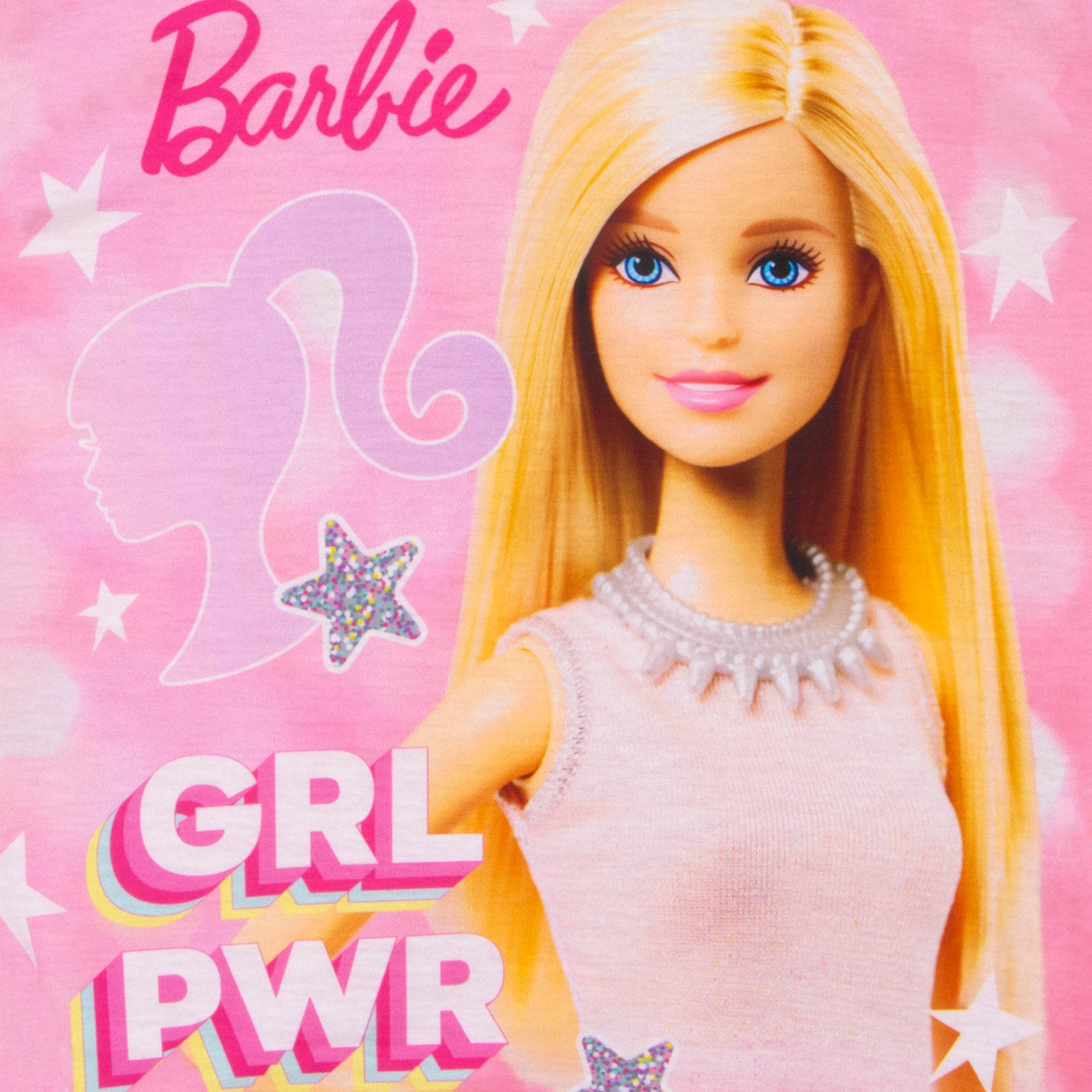 Barbie GRL PWR – Pink Long Sleeve Pyjamas - Character.com