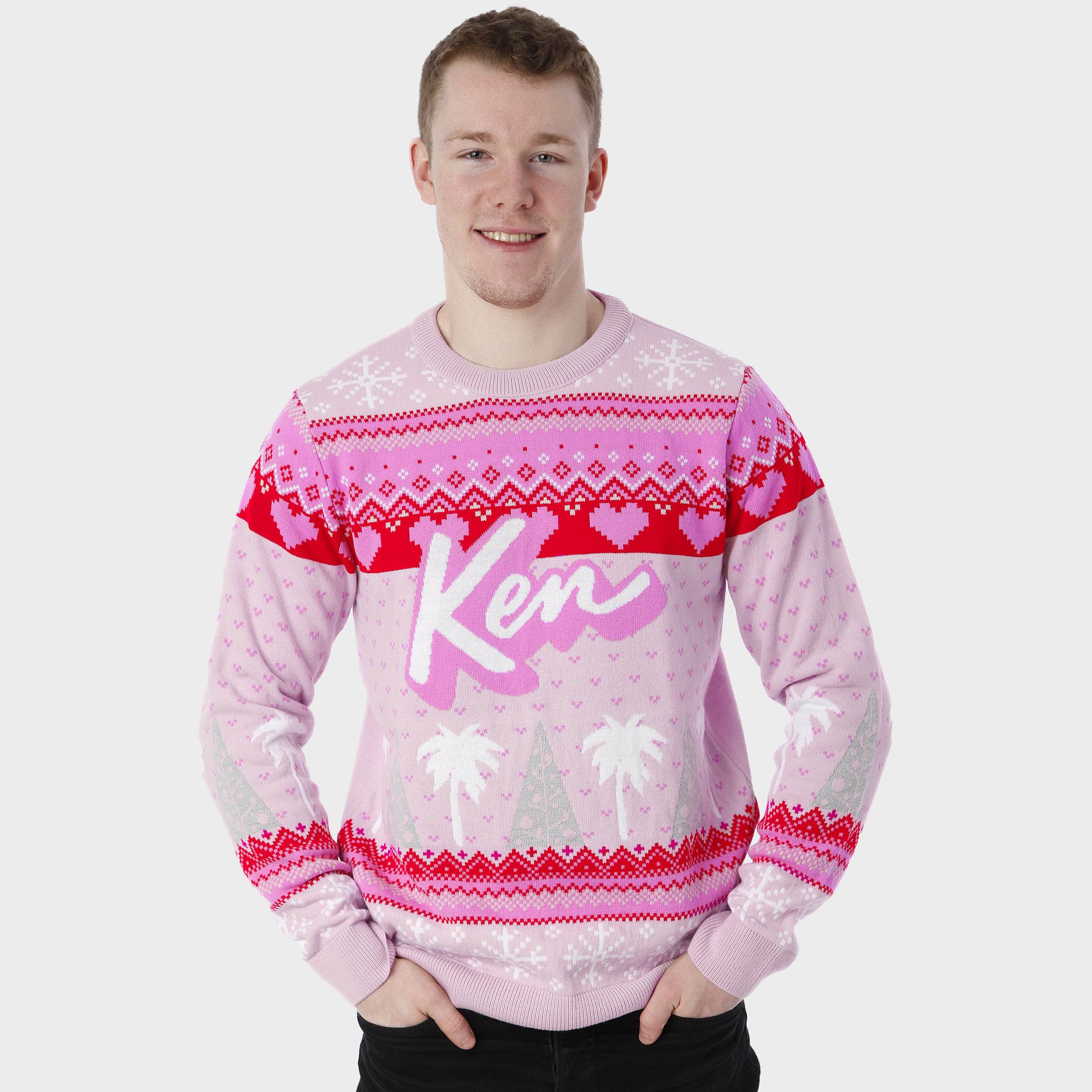 Mens Barbie Ken Christmas Jumper - Character.com