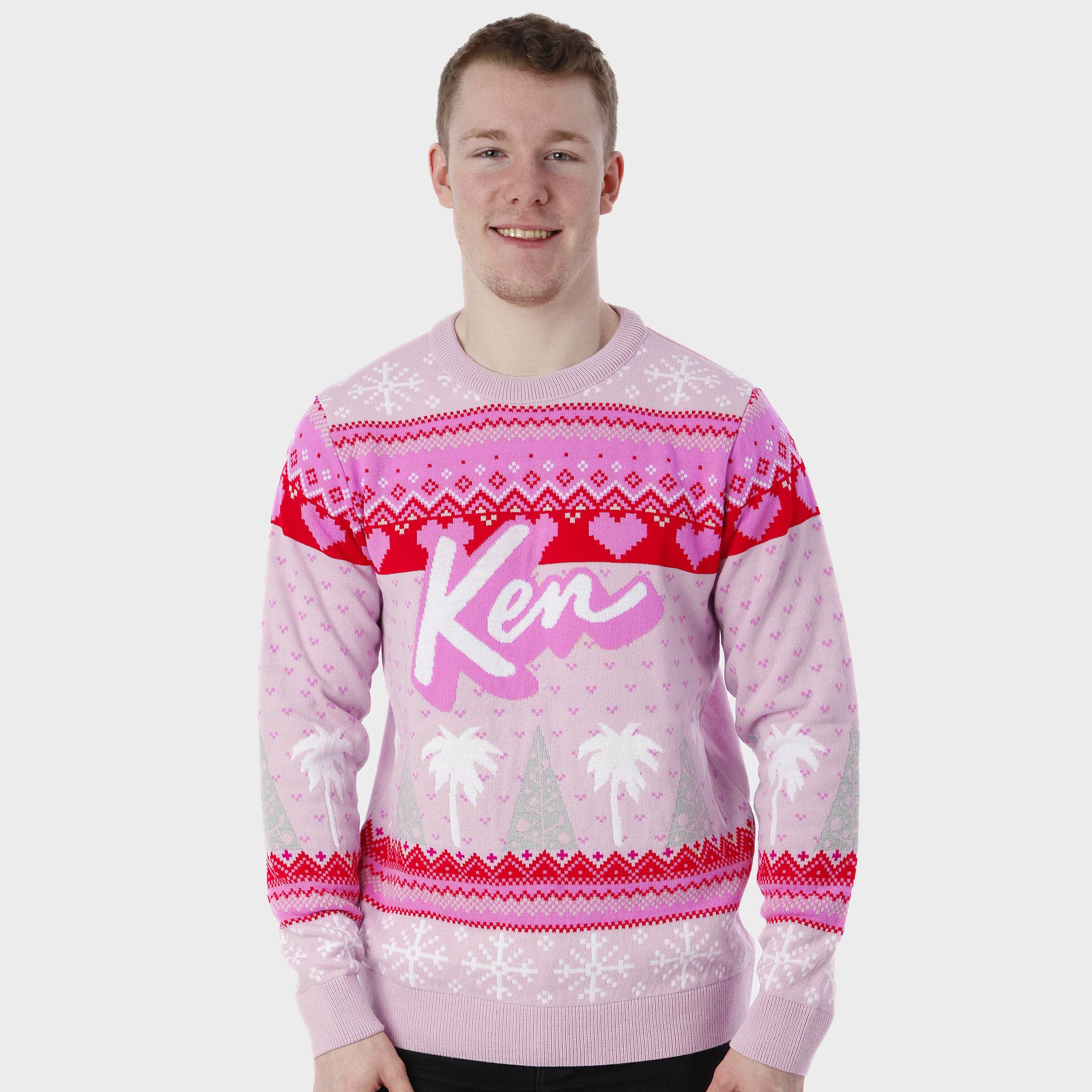 Mens Barbie Ken Christmas Jumper - Character.com