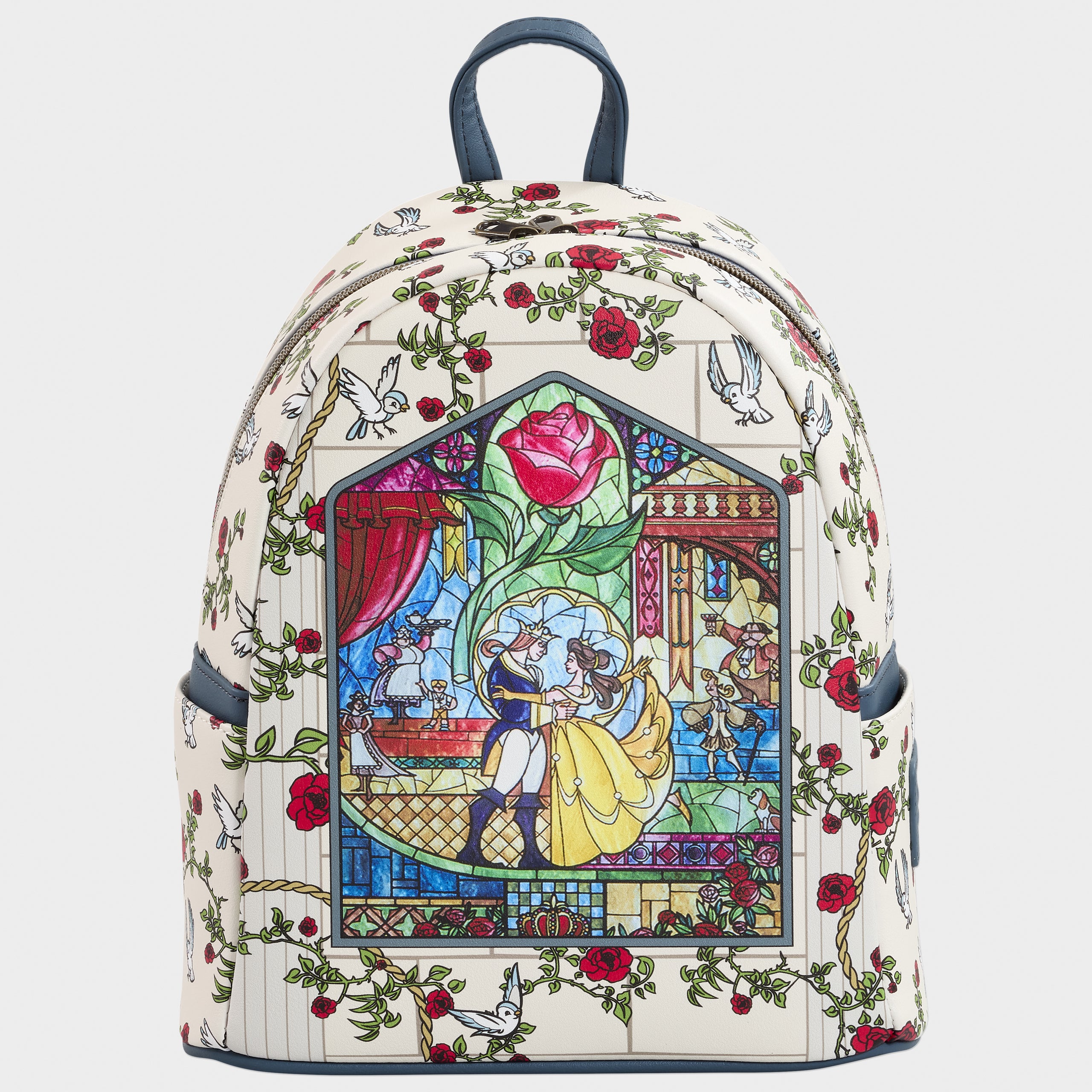 Beauty & The Beast Loungefly Stained Glass Mini Backpack